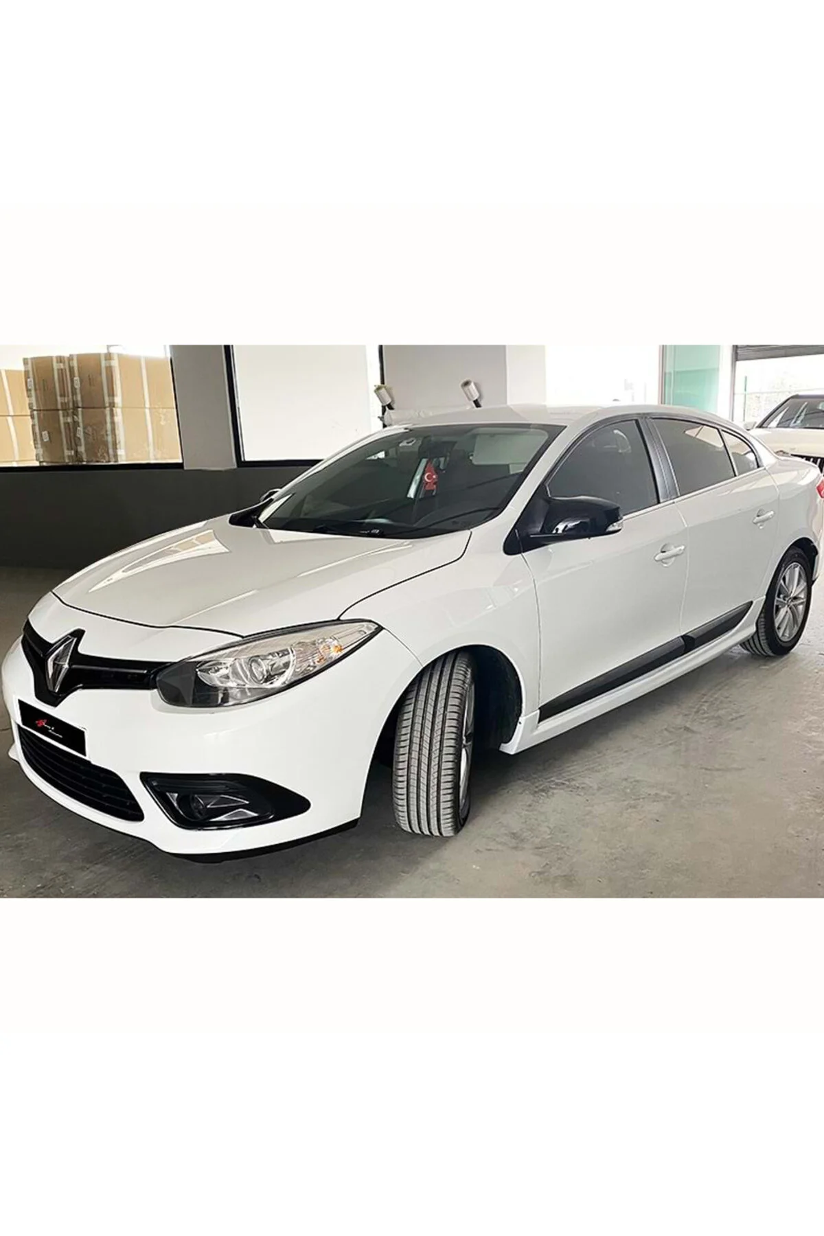 AkmTuning Renault Fluence Yan Marşpiyel Seti Plastik 2 Adet Mat Siyah 2009 2010 2011 2012 2013 2014 2015 2016