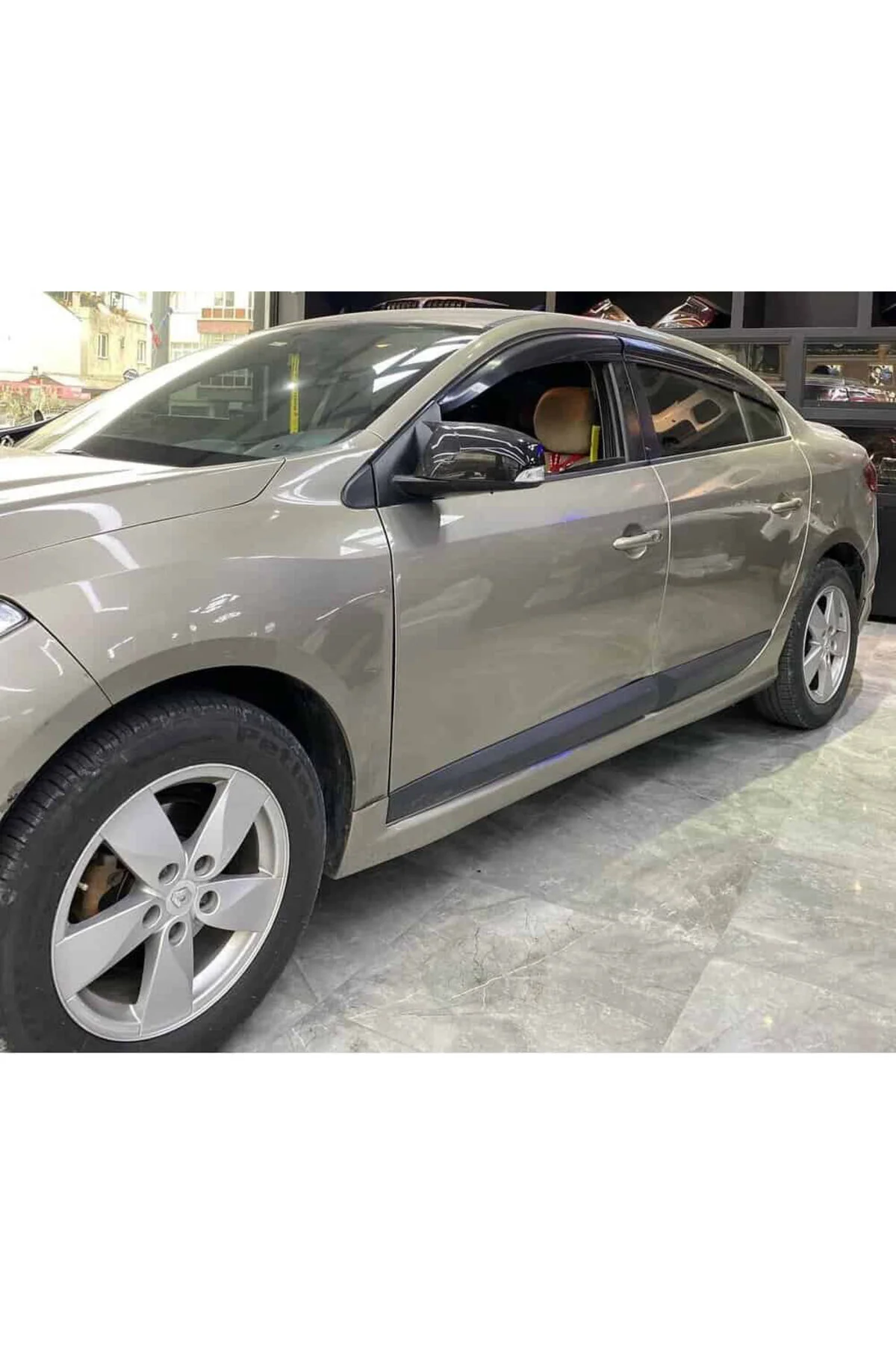 AkmTuning Renault Fluence Yan Marşpiyel Seti Plastik 2 Adet Mat Siyah 2009 2010 2011 2012 2013 2014 2015 2016