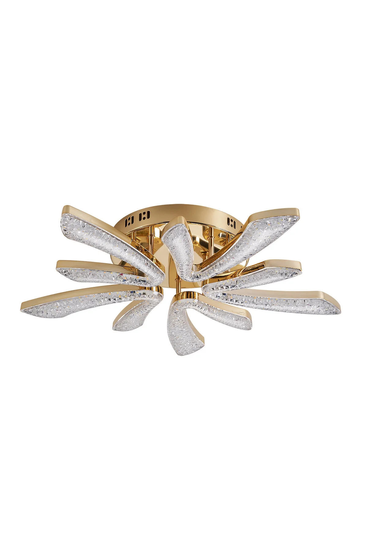 Apliqa Quinn 10'lu Gold 80 Watt Plafonyer 3 Renkli Led Avize