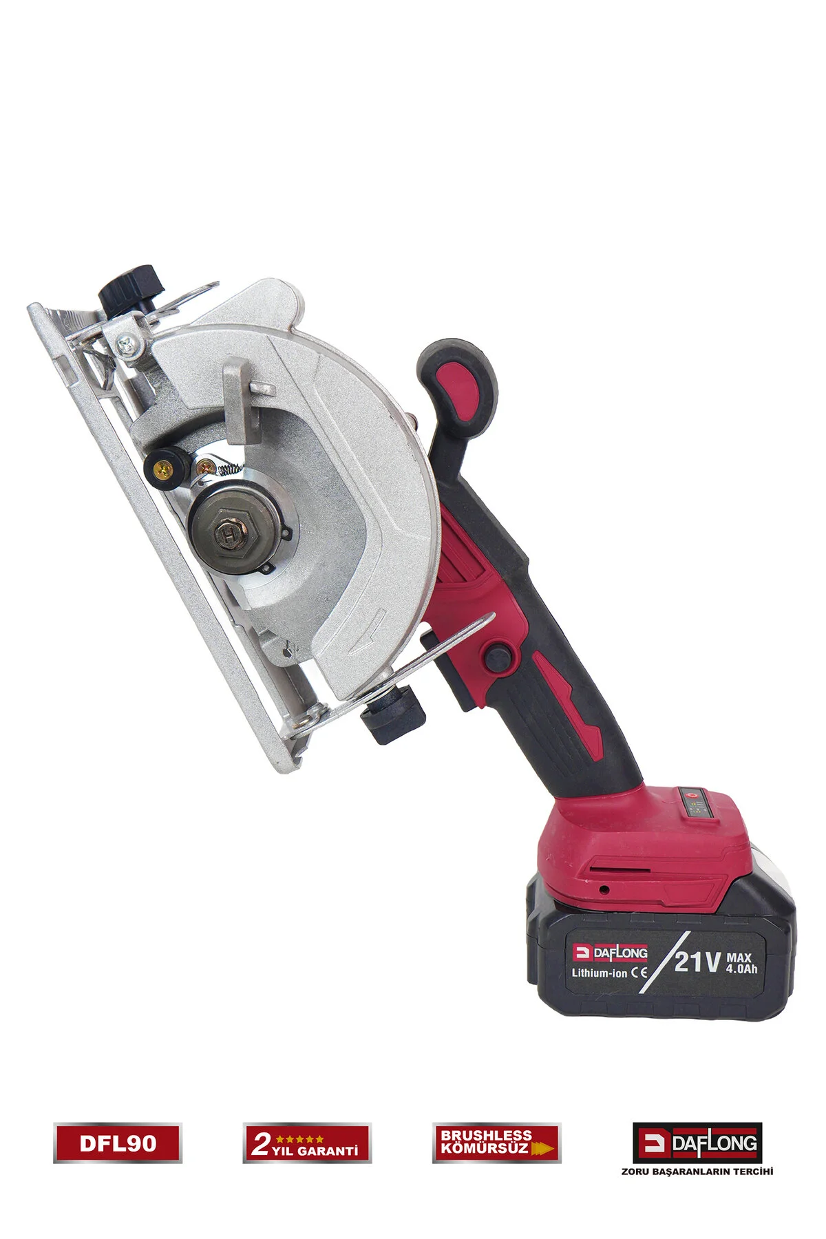 Daflong PRO 21V KÖMÜRSÜZ 125 MM BAKIR SARGILI SUNTA KESME MAKİNASI DFL-90
