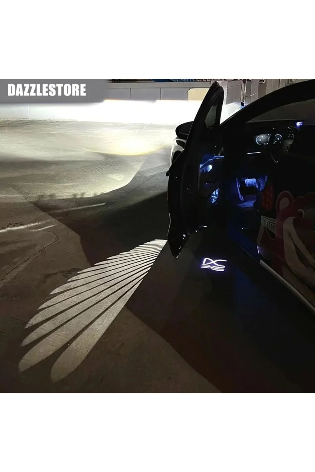 DemirciStore 12V Evrensel Melek Led Kanat Işığı Ayna Altı