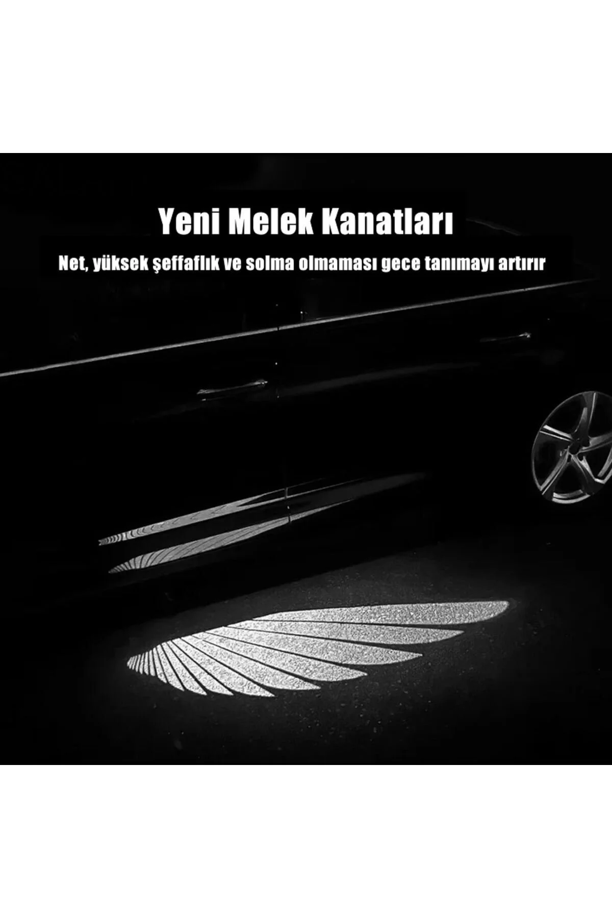 DemirciStore 12V Evrensel Melek Led Kanat Işığı Ayna Altı