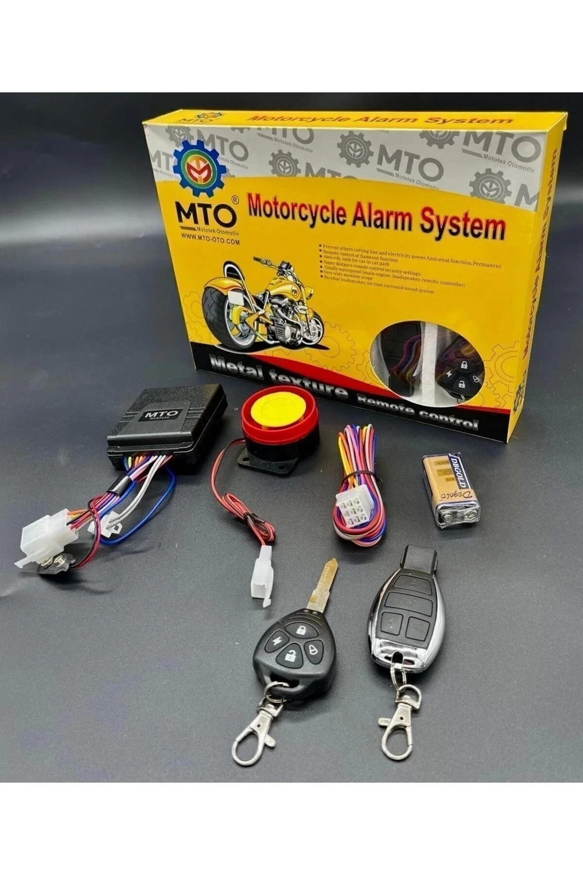 Genel Markalar Motosiklet Alarm-uzaktançalıştırma Seti -motor Alarmı