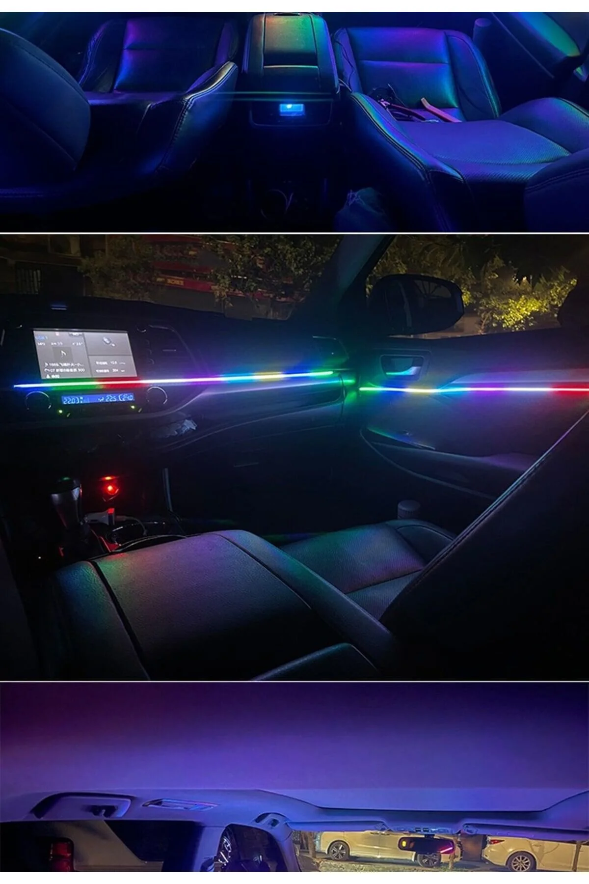 Genel Markalar rgb 12 renk aydınlatma set 12v / LAAM435