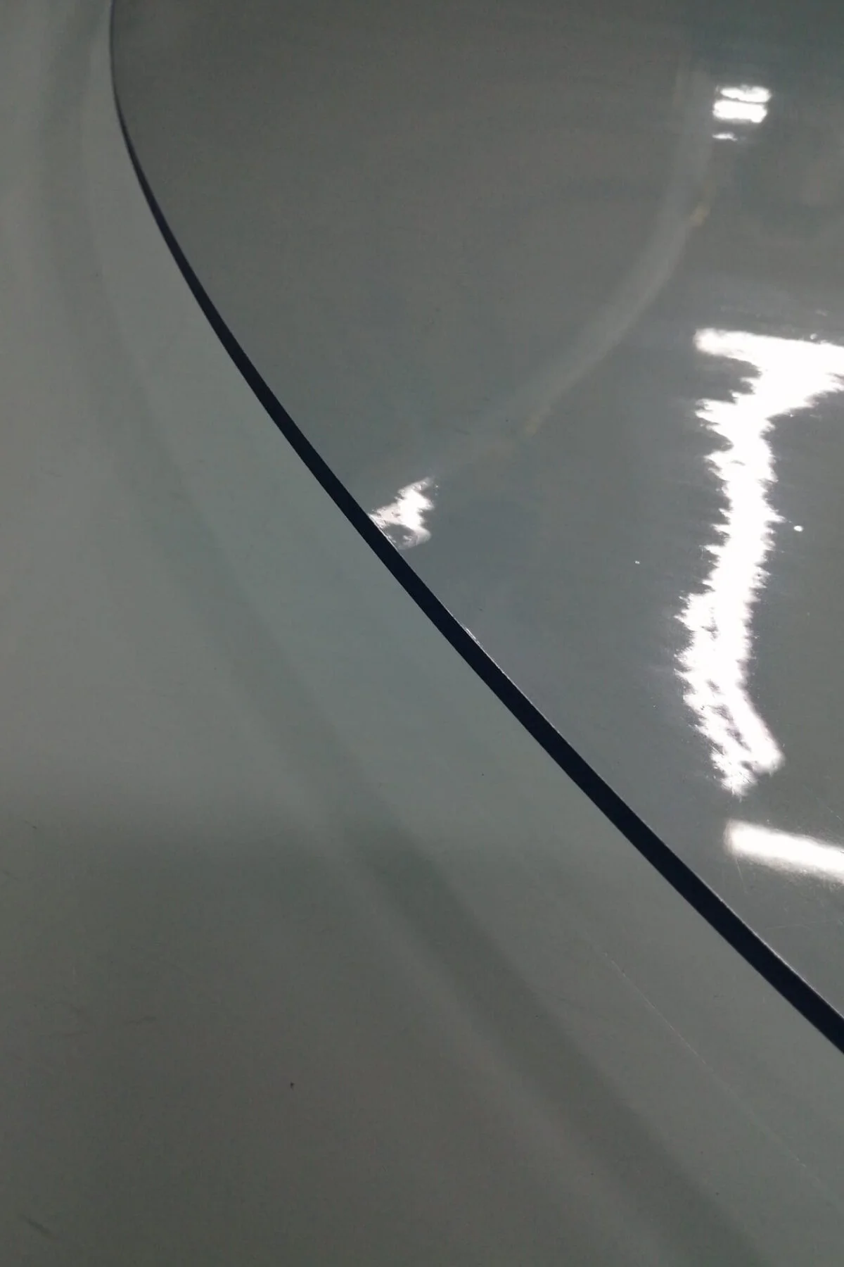 Genel Markalar Yuvarlak 2,6mm Şeffaf Kalın PVC Masa Örtüsü Kaymaz Koruyucu