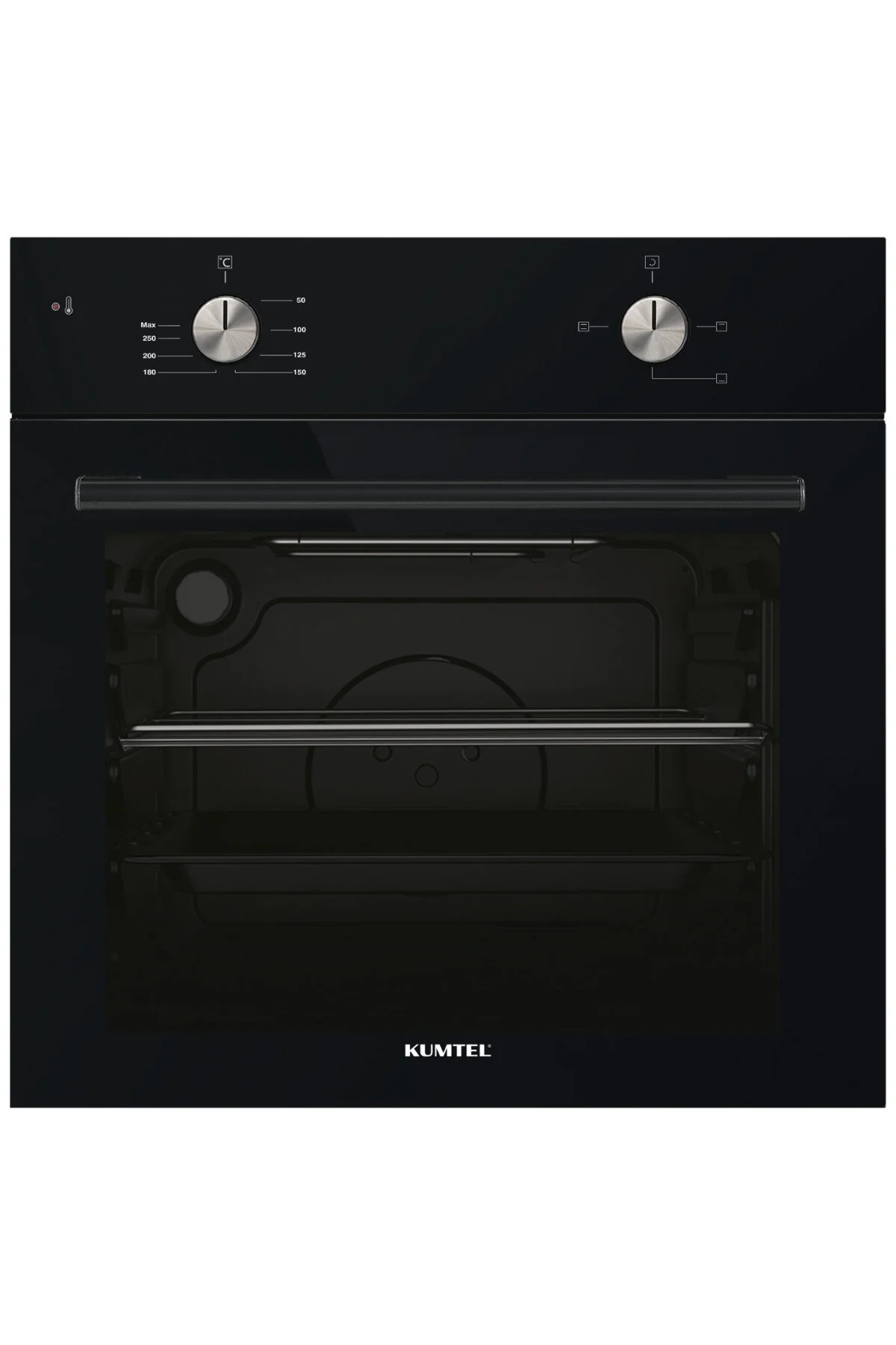 KUMTEL Black Still Button 3'lü Ankastre Set
