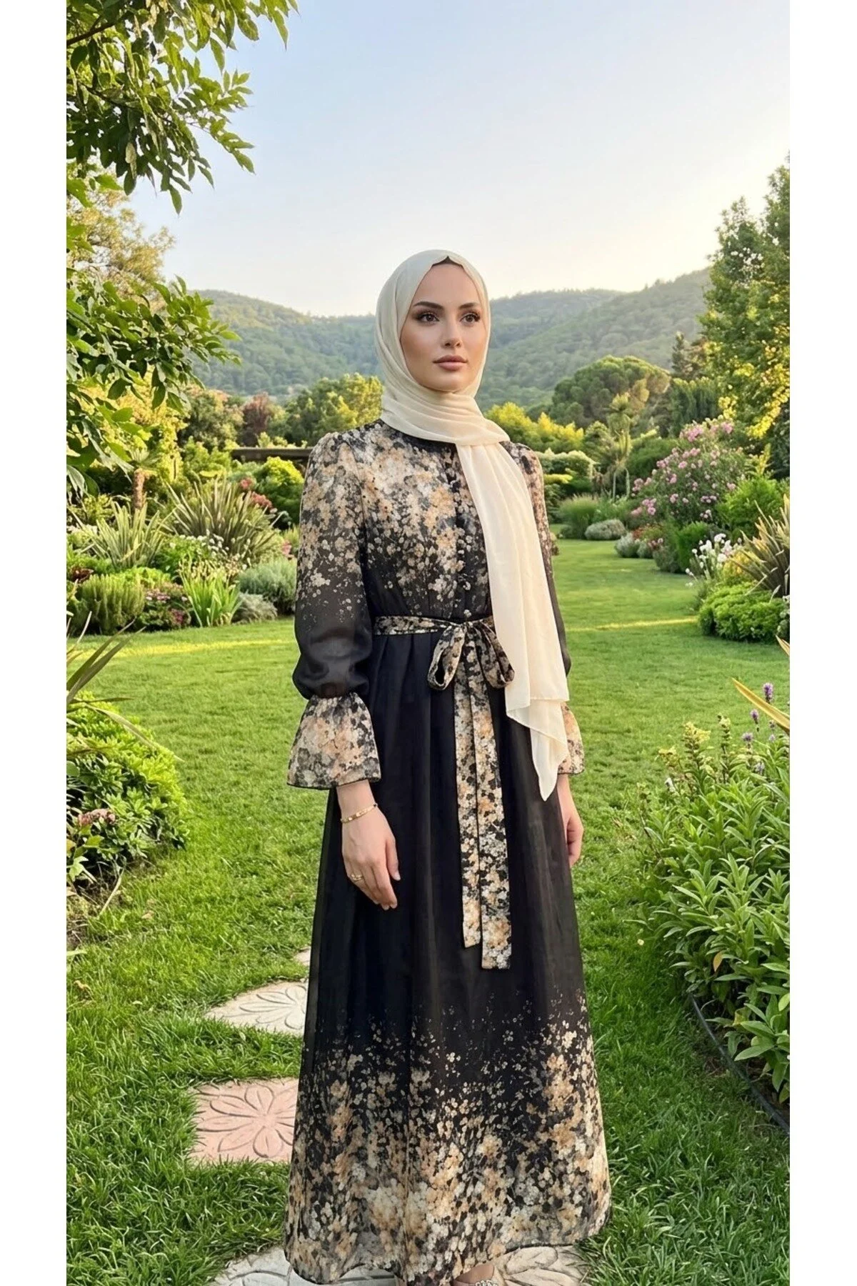 melisa as moda tesettür elbise nişan dügün özel günler