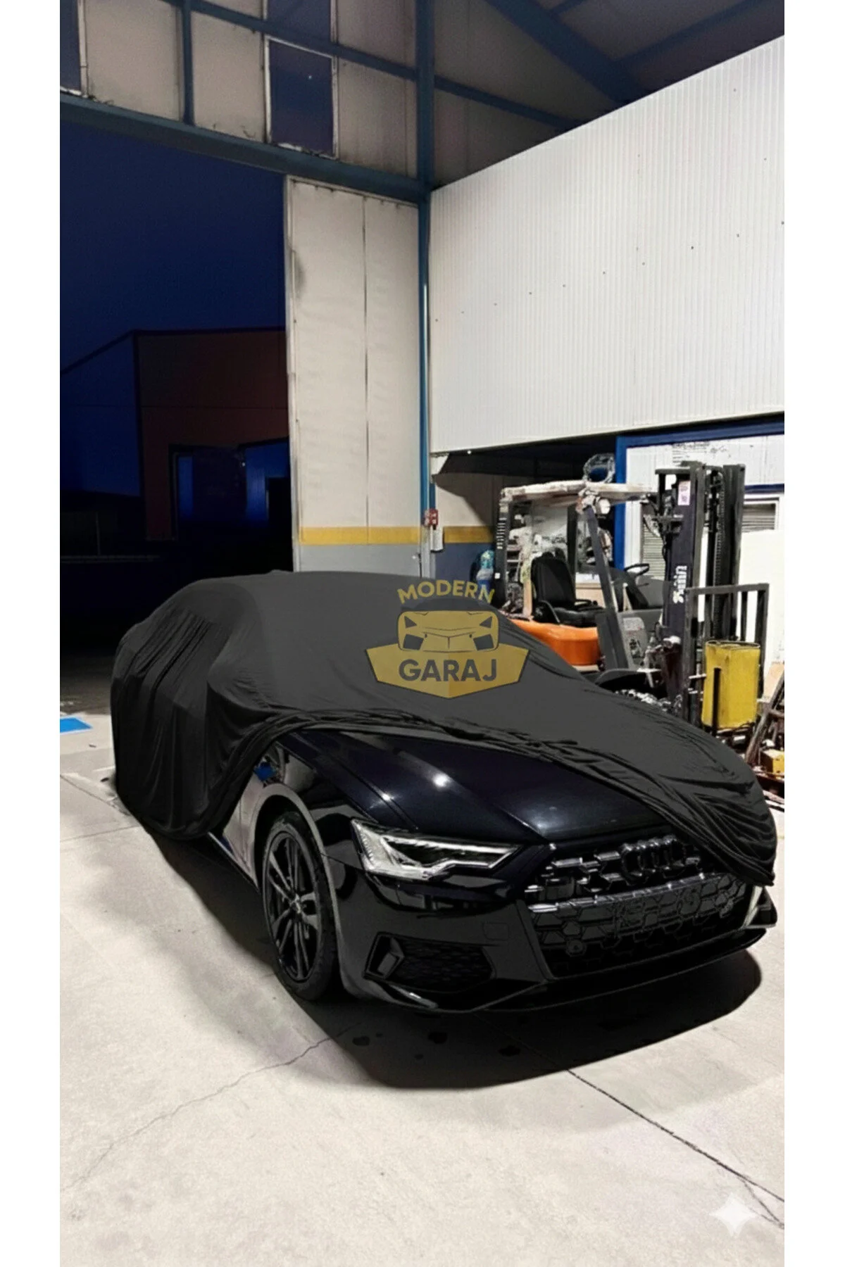Modern Garaj Kumaş Araç Brandası-Mercedes E180 E220, S500 BMW G40,G60 AUDİ A6,A7,A8 VOLVO S90