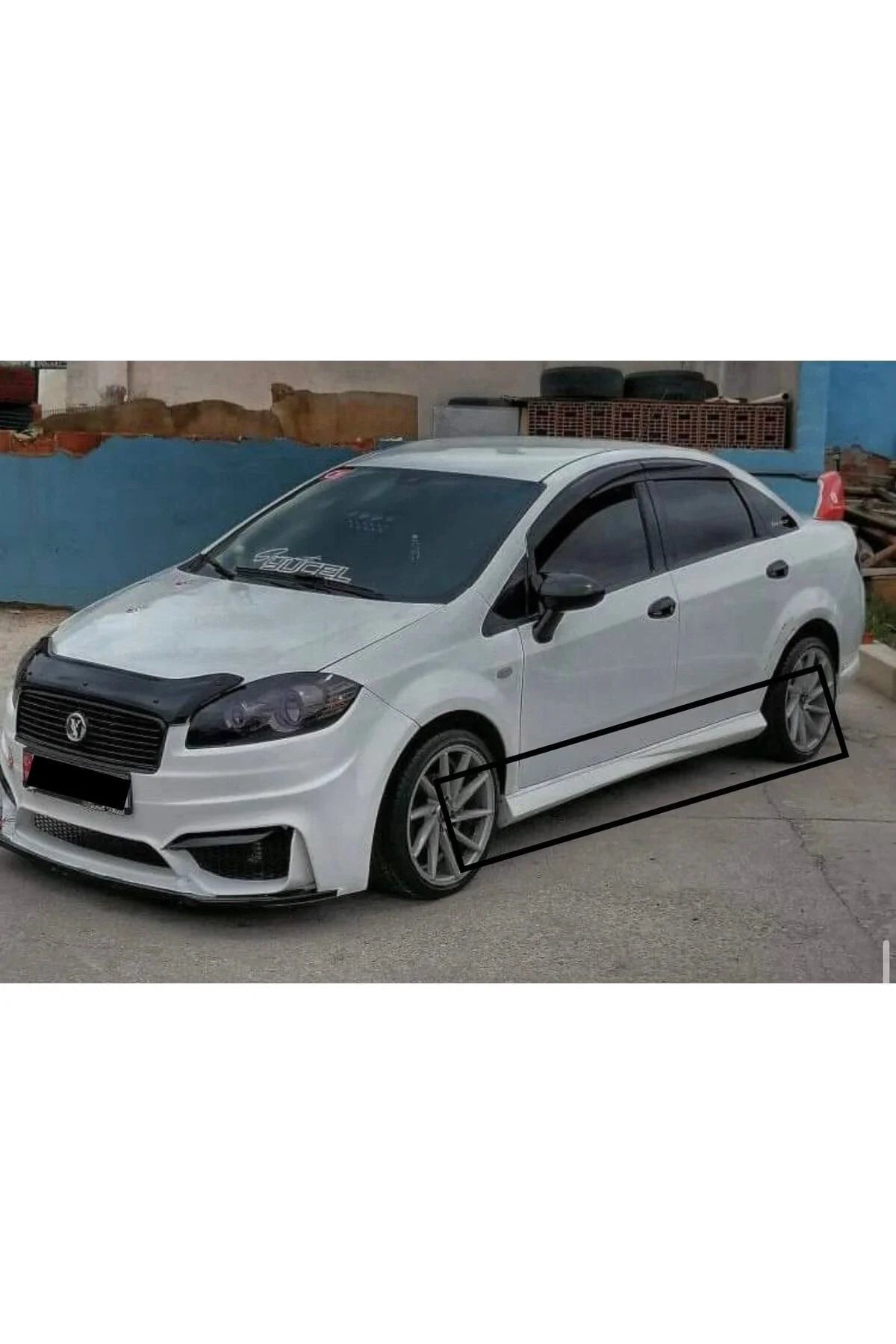 PRİMEAUTOGARAJ Fiat Linea Yan Marşpiyel Takım Astarlı