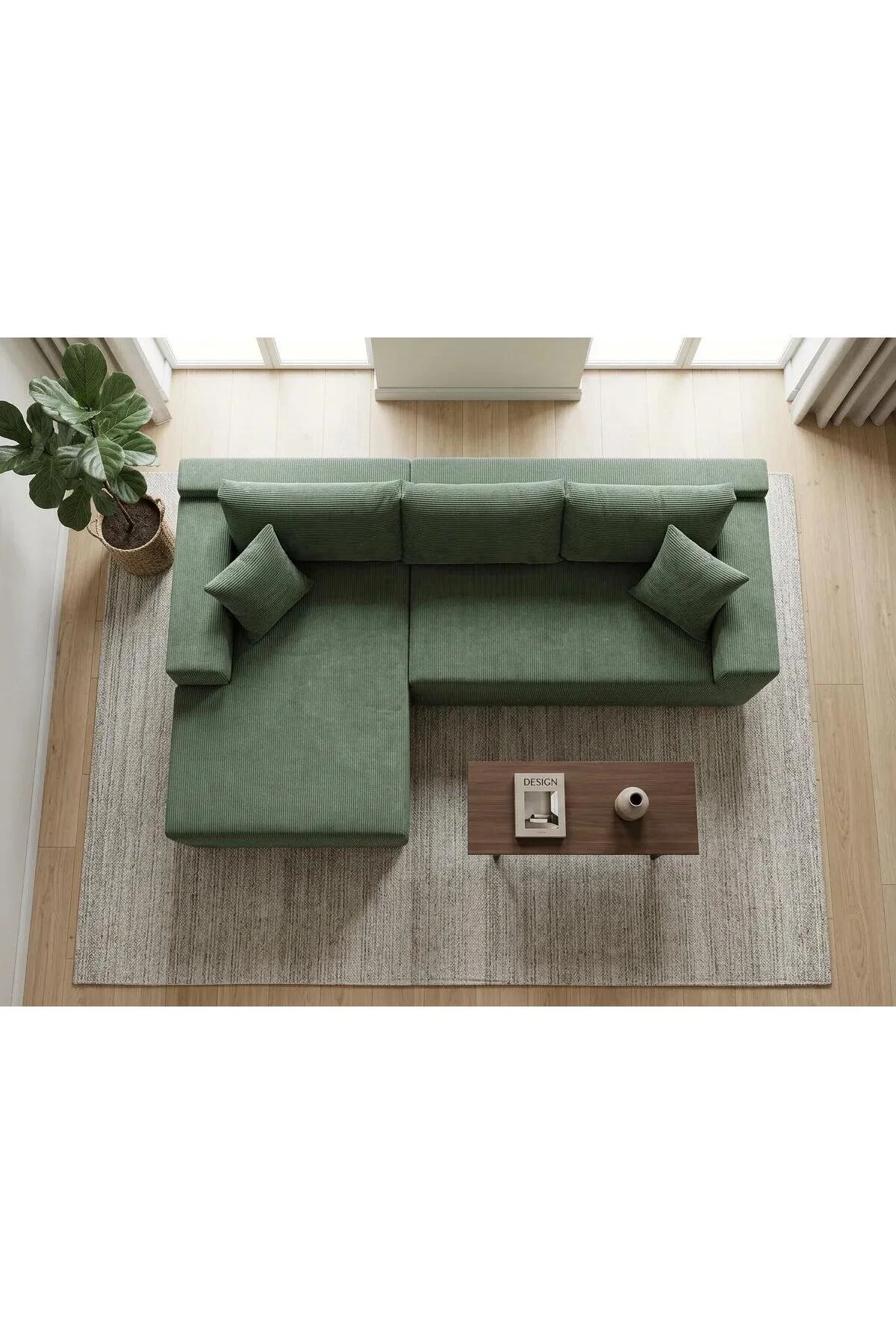 Ravessi Comfort Eko Modüler Köşe Koltuk Takımı-Modern Şık Salon Koltuğu