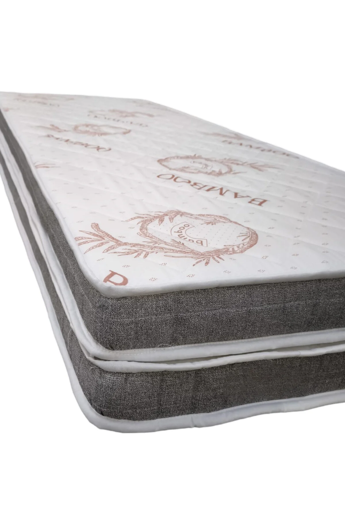 sleepnice Fermuarlı Ayrılabilir Divan Hemnes Uyumlu Ortopedik Bamboo Sünger Yatak 20cm