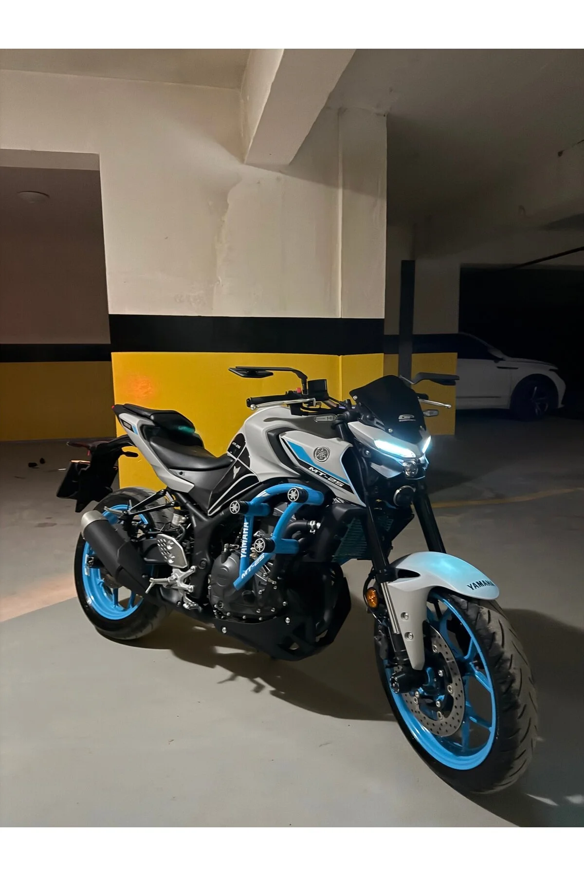 Yamaha MT-25 ÖN 6 TAKOZ KORUMA DEMİRİ İCE STORM
