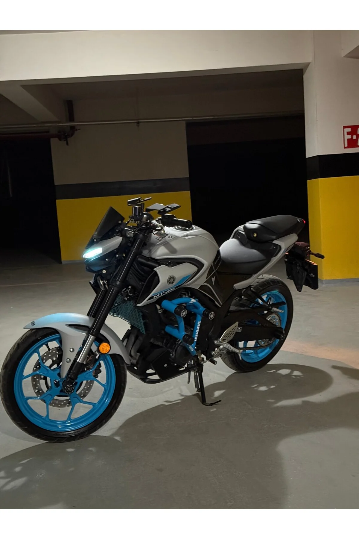 Yamaha MT-25 ÖN 6 TAKOZ KORUMA DEMİRİ İCE STORM
