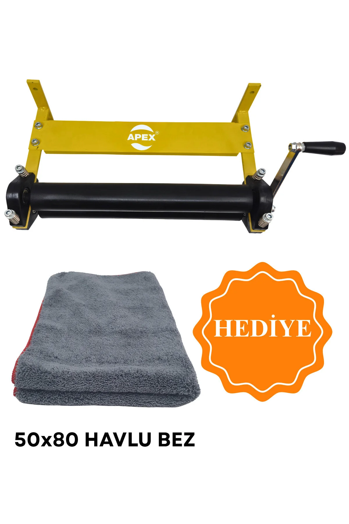 Apex Bez Sıkma Makinesi, Oto Yıkamaların Vazgeçilmezi 40 Cm Bez Sıkma Aparatı - Havlu Bez Hediyeli