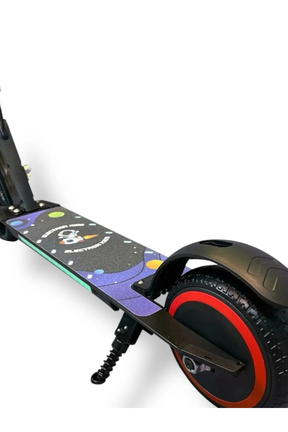 ASENASHOP Elektrikli Çocuk Amortisörlü Led'li Scooter 130 W ( Dizlik Ve Dirseklik Hediyeli)