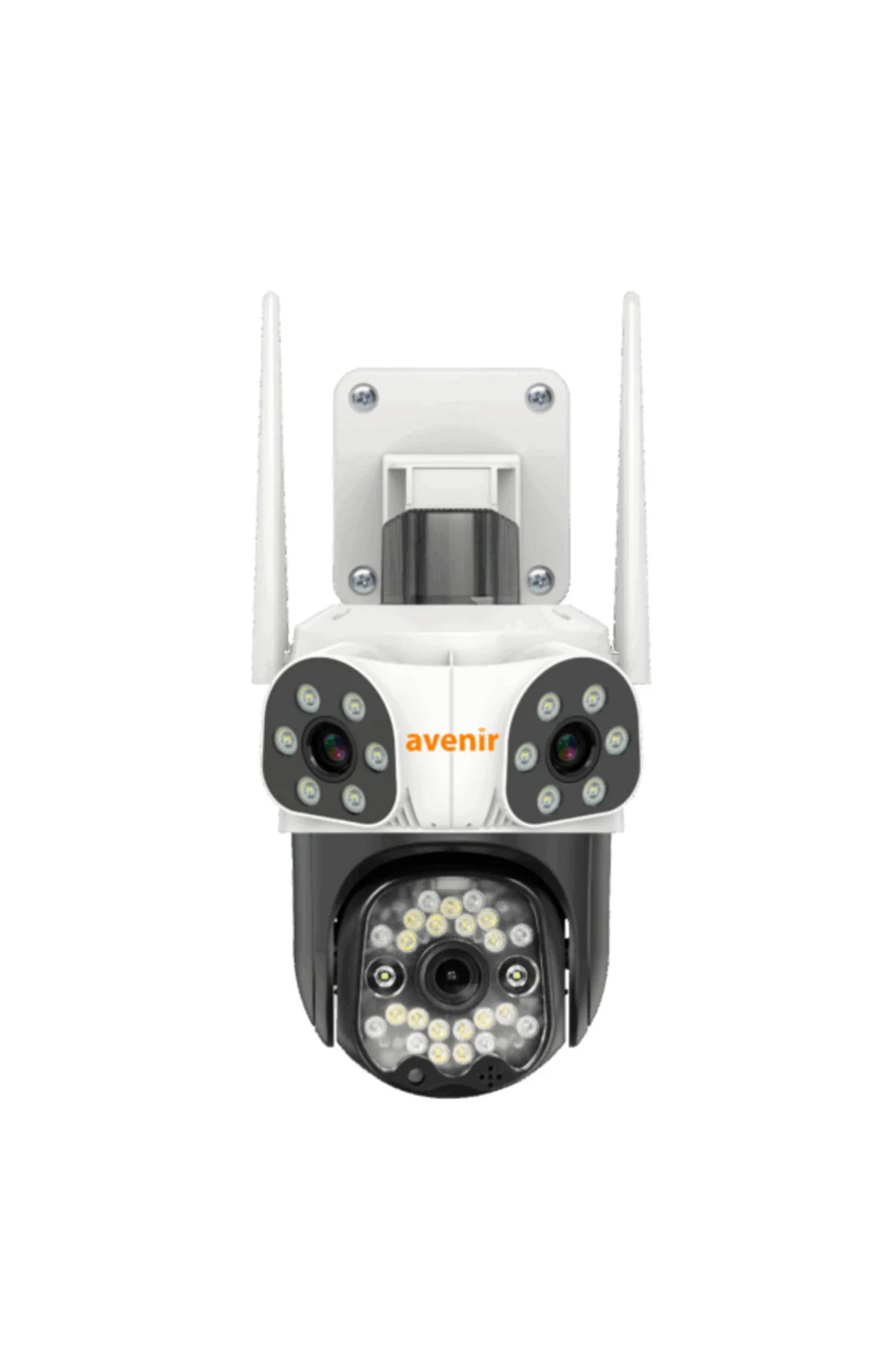 Avenir AV-S333 - Wi-Fi - 9MP 3 Kameralı PTZ Sirenli Akıllı Kamera