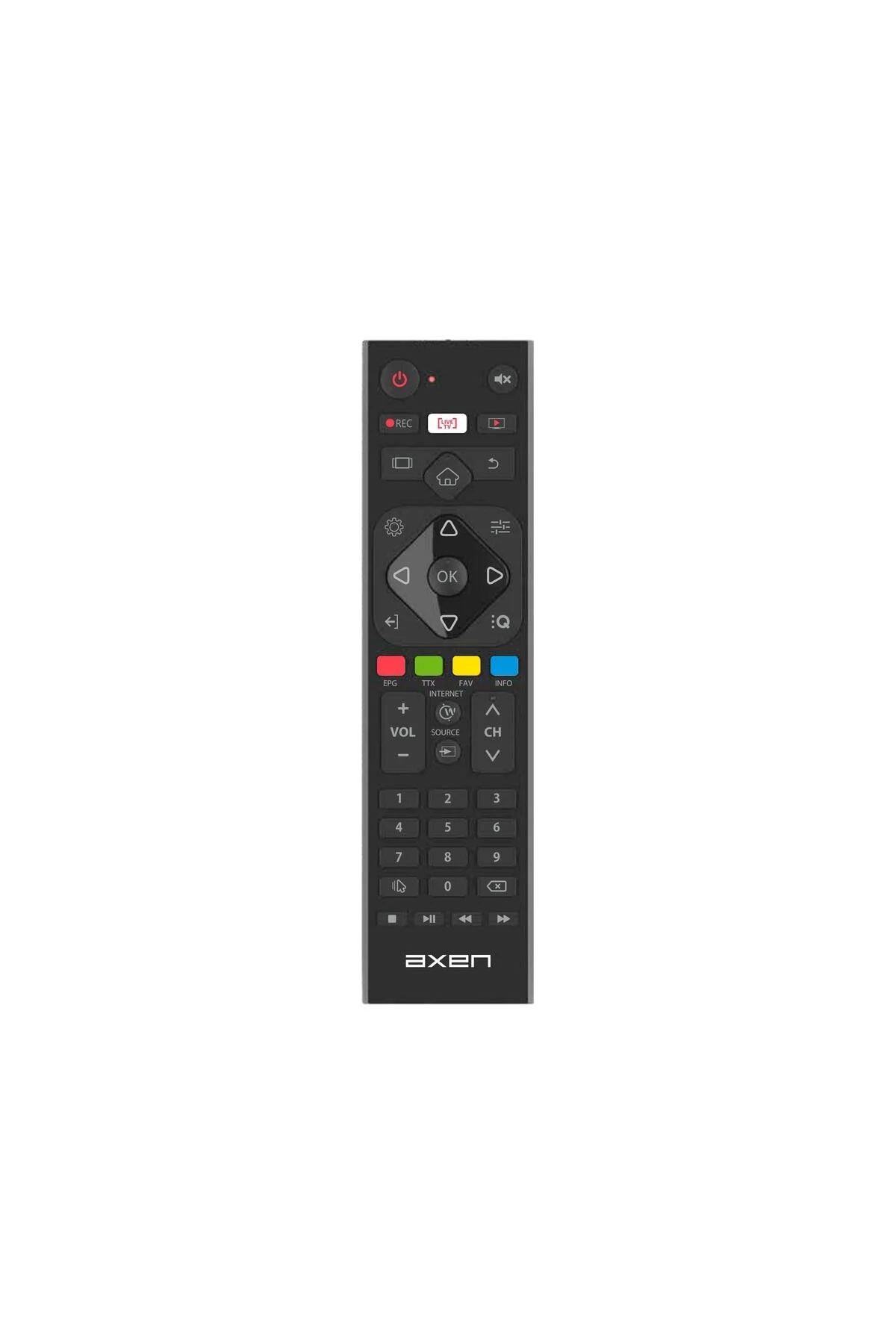 Axen AX40QLEDM-A14S 40 İnç Full HD Android Smart Dahili Uydu Alıcılı WiFi LED TV