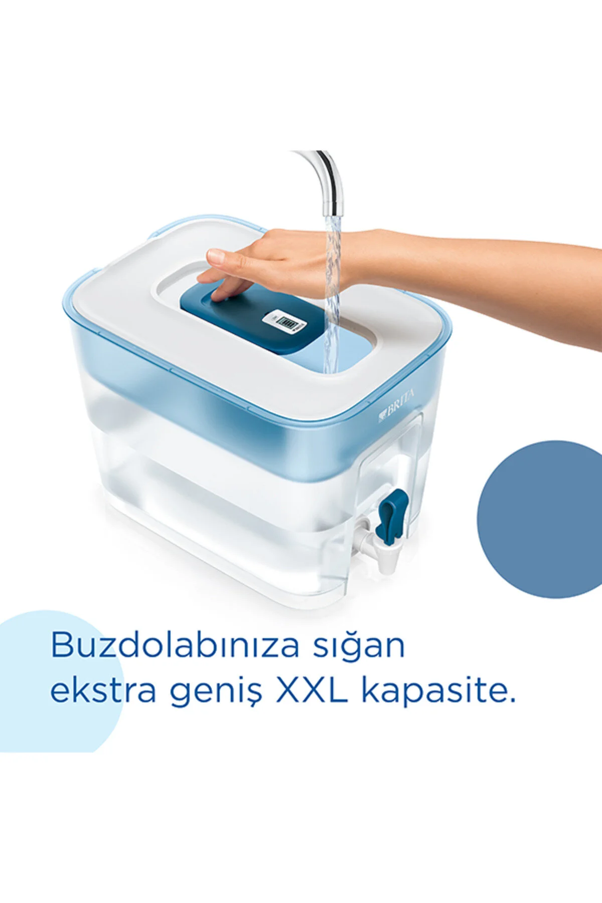BRITA Flow 1x MAXTRA PRO Pure Performance Filtreli Su Arıtma Sebili (8,2L)