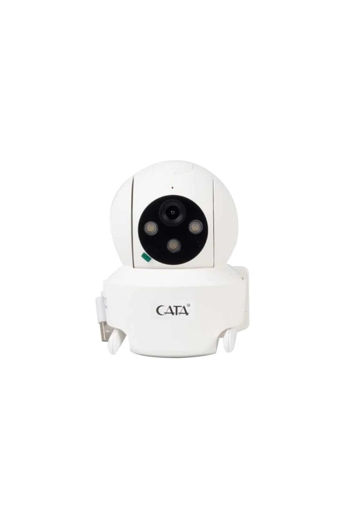 Cata CT-4051 Akıllı Dış Mekan 360° WiFi Güvenlik Kamerası 3MP Full HD Gece Görüşlü Ses ve Hareket Al
