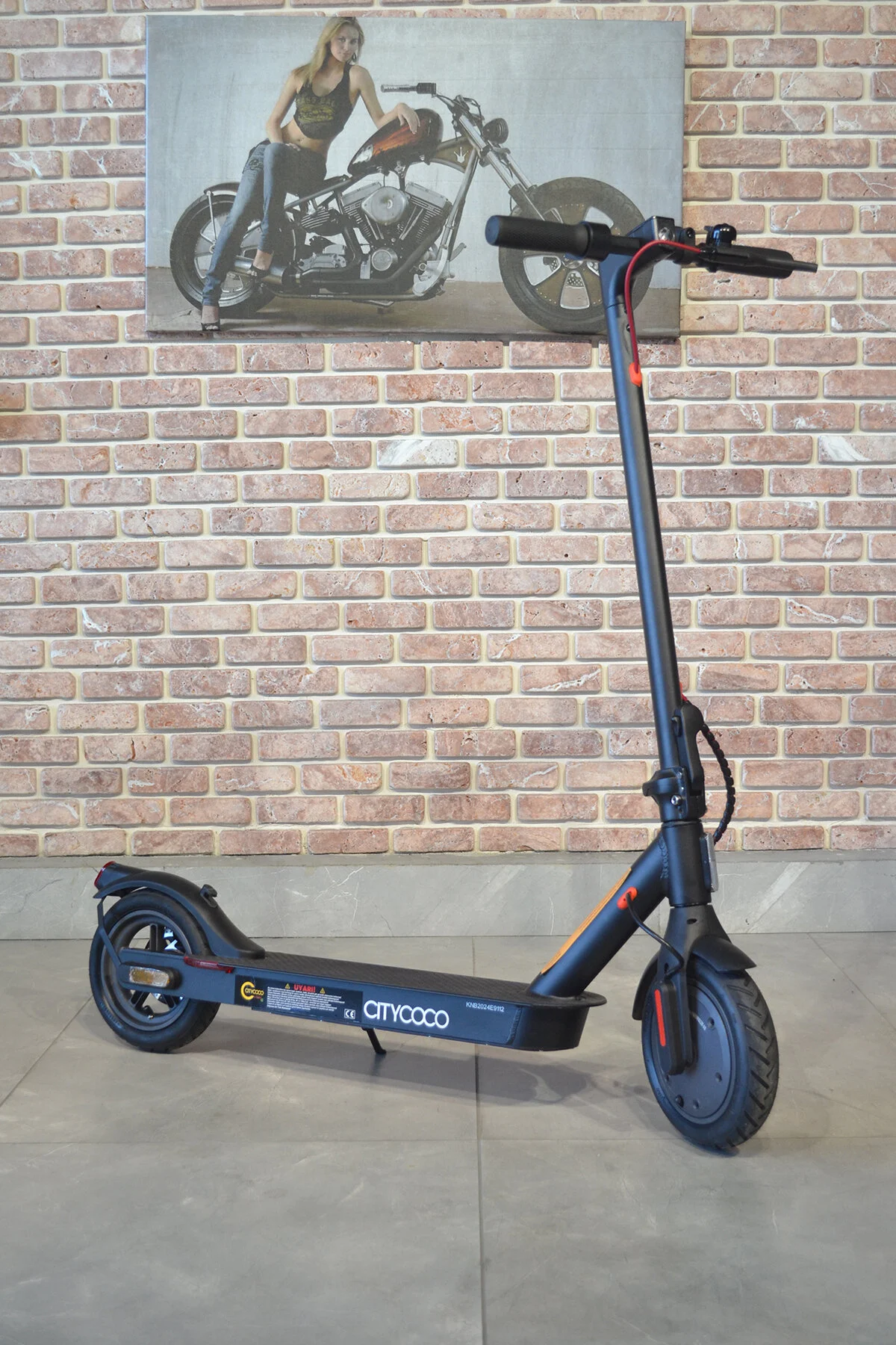 Citycoco E9 Mx350 Katlanabilir Elektrikli Scooter 350w Siyah