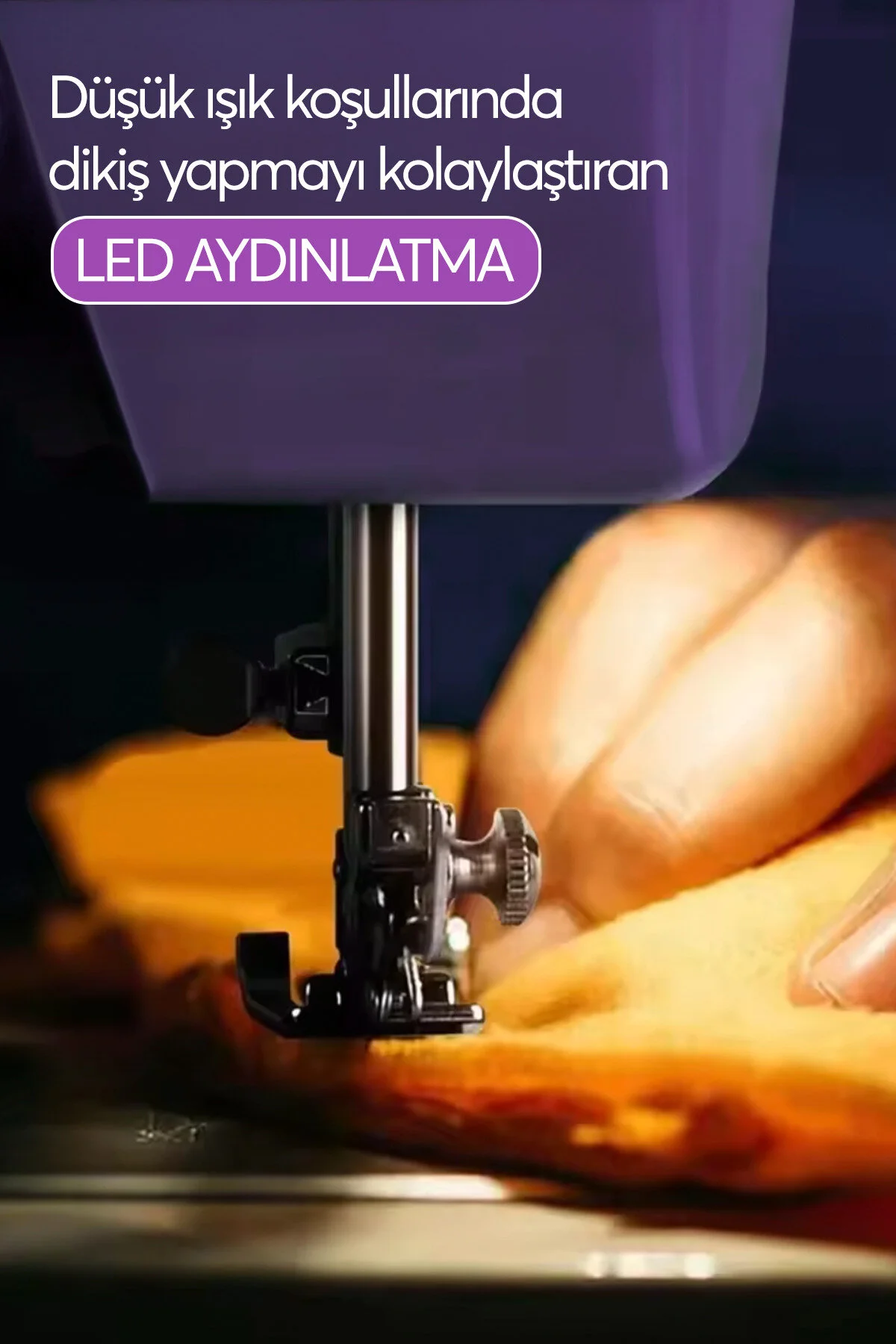 comedones 12 Fonksiyonlu Aydınlatma Işıklı Ev Tipi Dikiş Makinesi