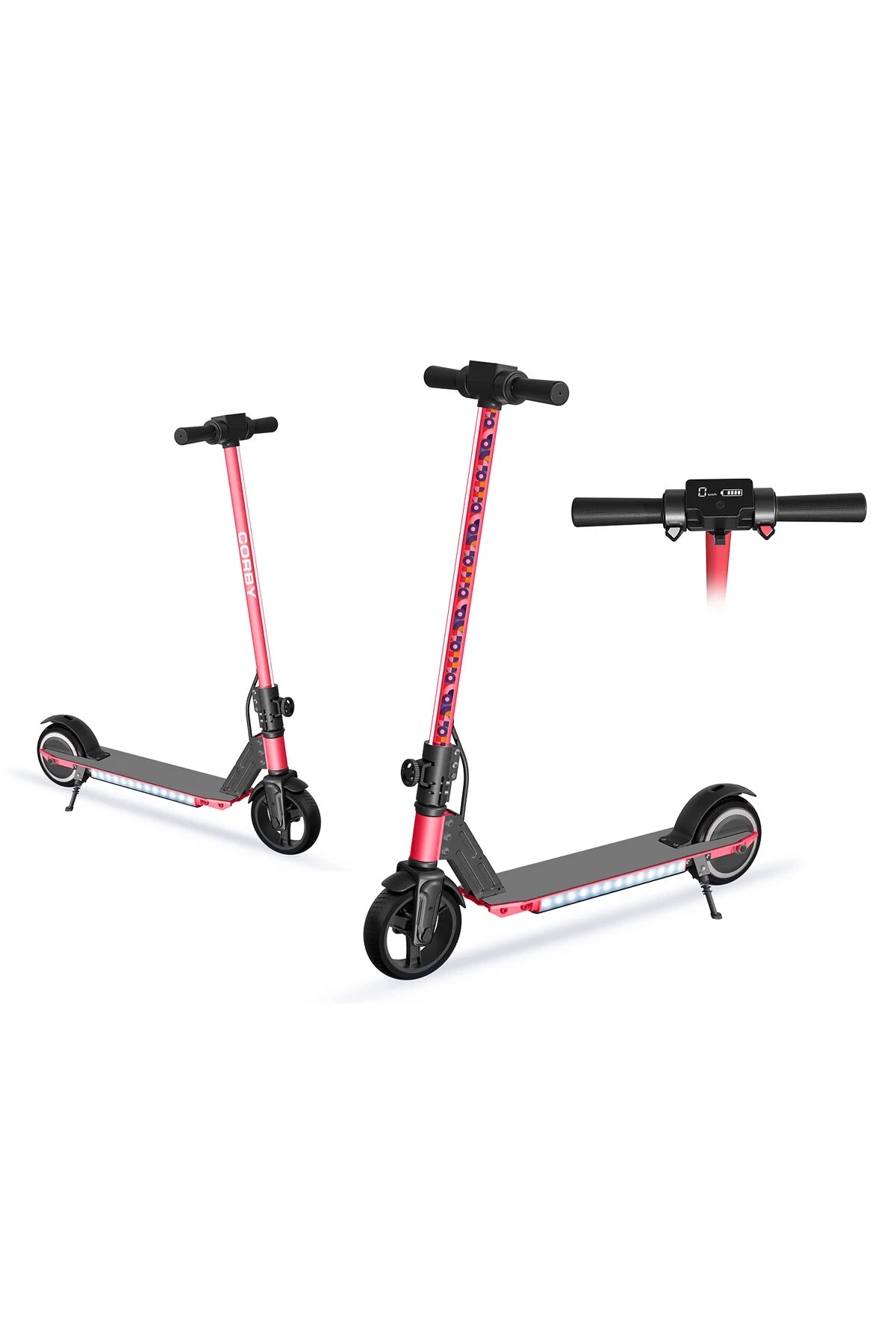Corby CS50 Elektrikli Çocuk Scooter Kırmızı