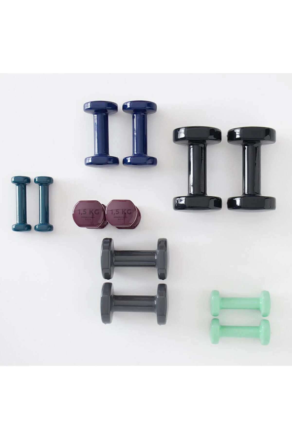Decathlon Domyos 5 Kg Dambıl X2 - Fitness Hafif Antrenman 434RSERI
