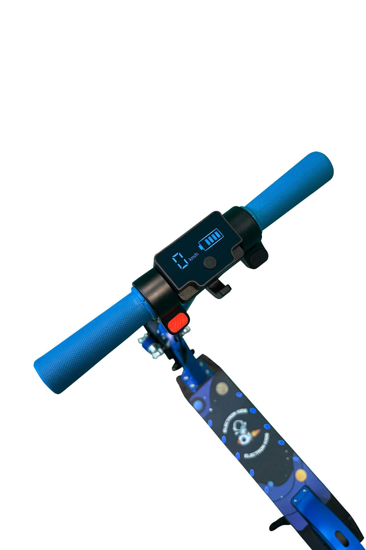 Electron Scooter Çocuk Elektrikli - 130w, Led Işıklı, Amortisörlü (DİZLİK VE DİRSEKLİK HEDİYELİ)