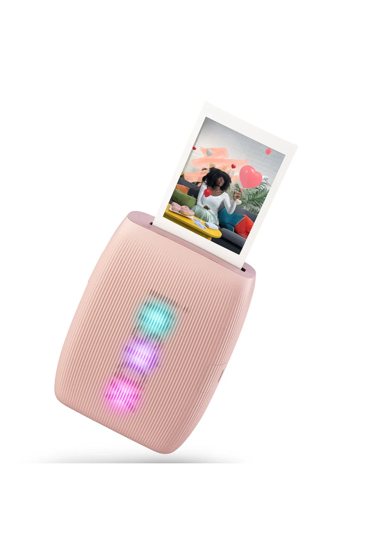 Fujifilm Instax Mini Link 3 Pembe Akıllı Telefon Yazıcısı Beyaz Çanta ve 20'li Mini Film