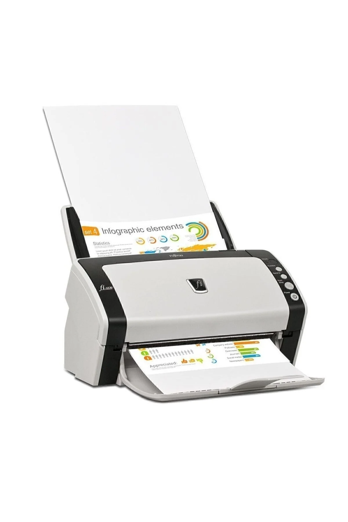 FUJITSU Fi-6130 Renkli Döküman Tarayıcı (YENİLENMİŞ ÜRÜN & 1 YIL GARANTİLİ)