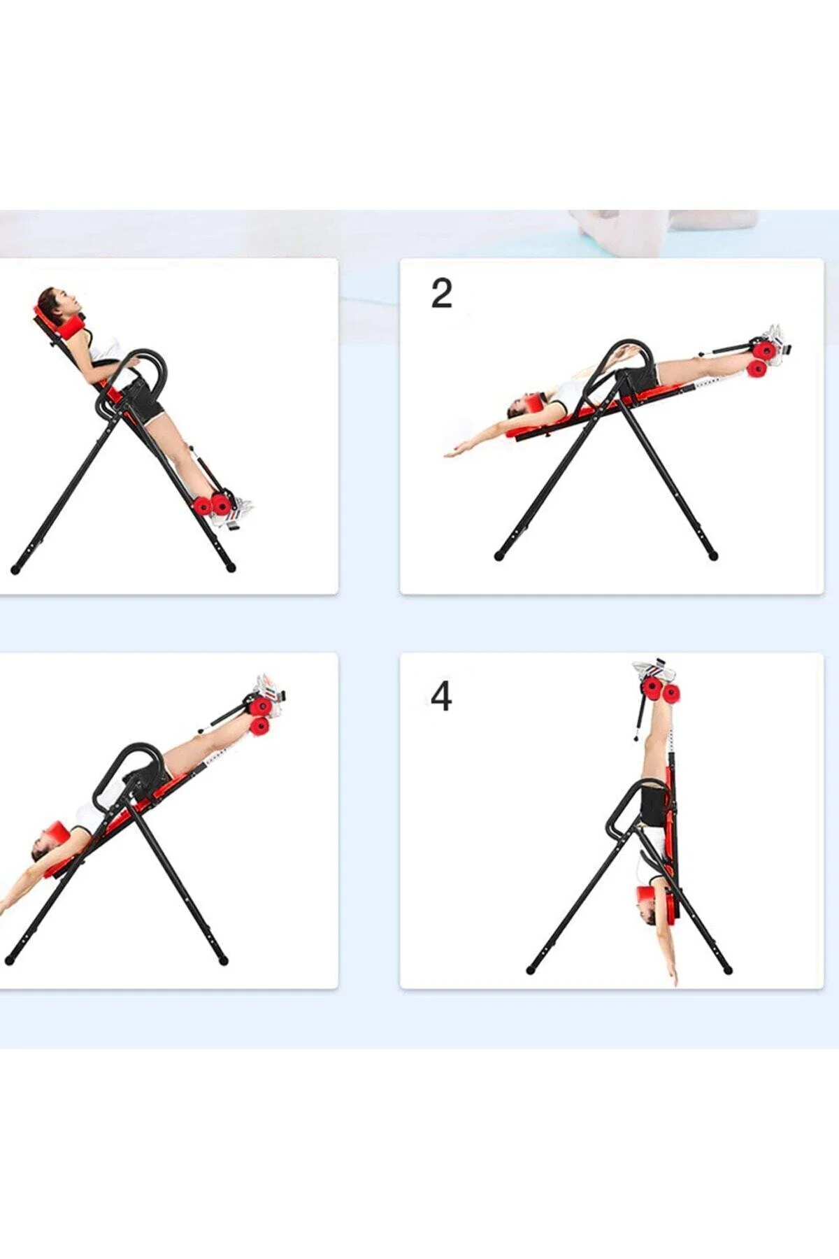 Genel Markalar Ters Duruş Sehpası, İnversiyon Terapi Aleti, Baş Aşağı Duruş Egzersiz Standı Inversion Therapy
