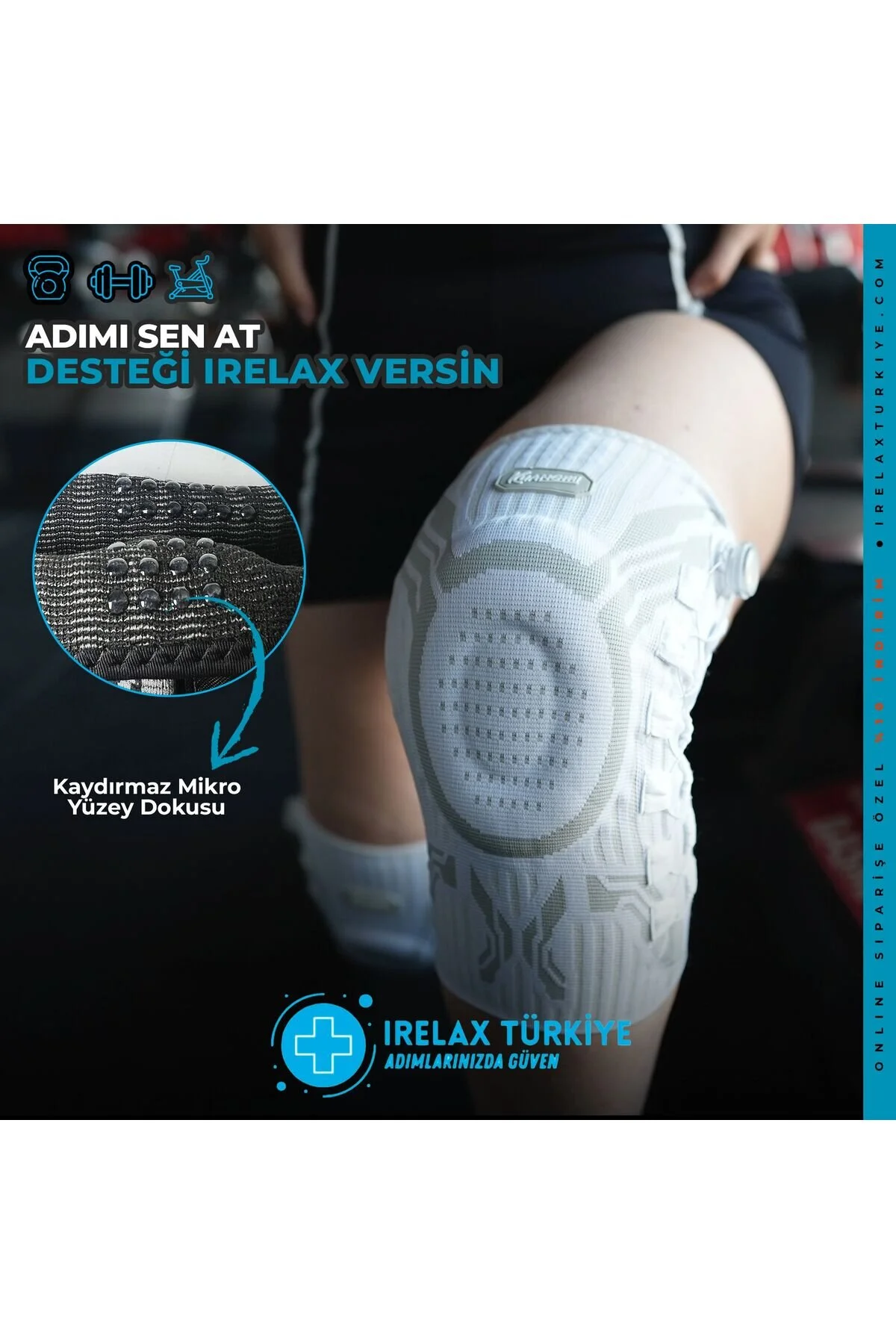 İRELAX TÜRKİYE AKILLI DİZ BANDI SAĞ BACAK
