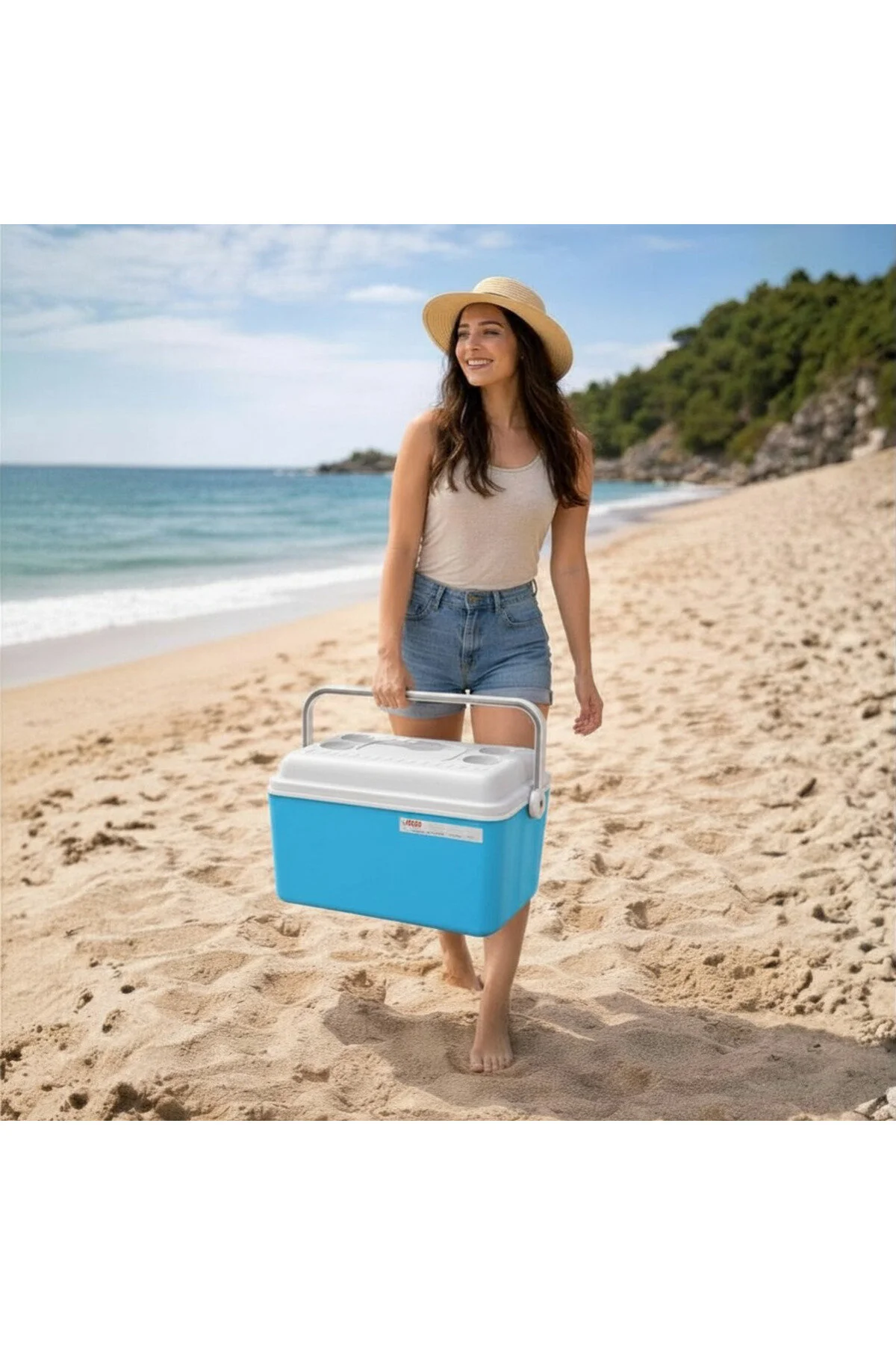 Kale Termos 32 LT BUZLUK TERMOS (1015 COOLER BOX) AÇIK MAVİ