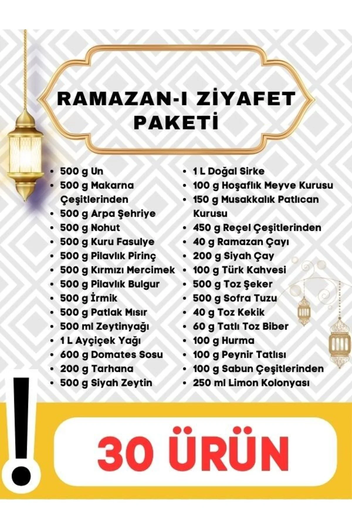 Karşı Köyden Ramazan-ı Ziyafet Ramazan Kolisi (yardım, Hediye, Erzak Kolisi)