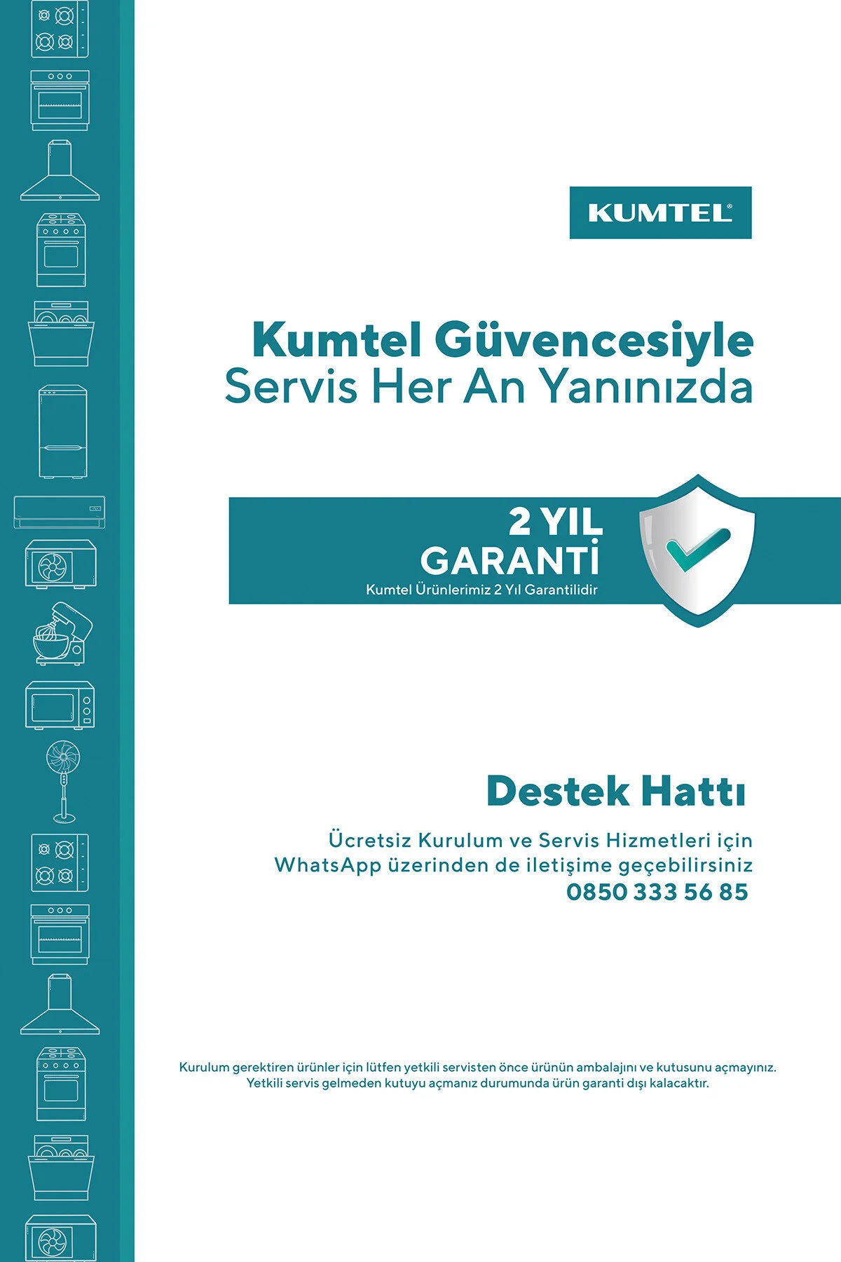 KUMTEL KTF-258W Kule Tipi Beyaz Vantilatör – 50W, Zaman Ayarlı, 3 Hız Kademeli, Sessiz Çalışma
