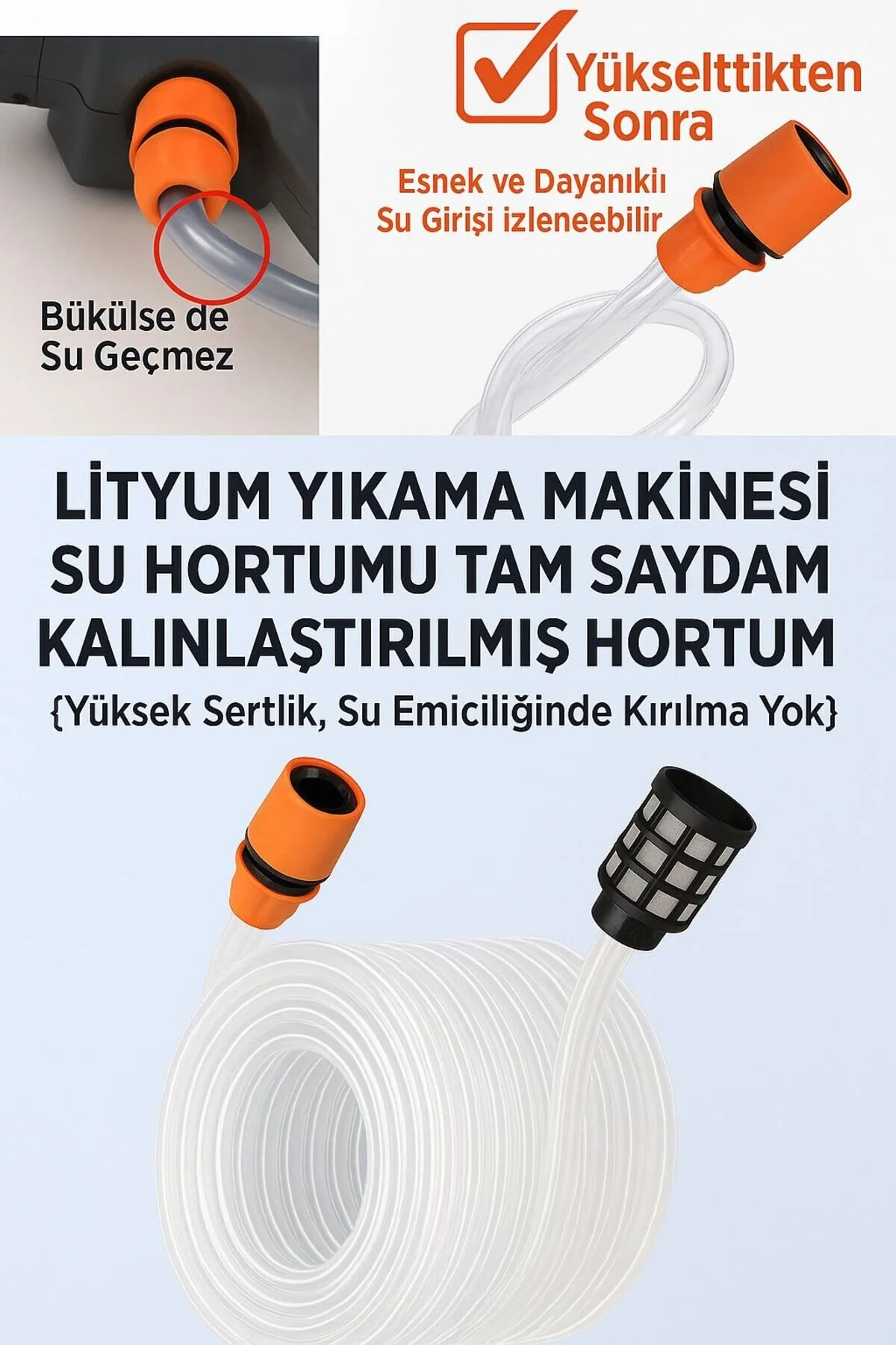 okaoda 🏆Çift Pilli 775 Büyük Motor Oto Araba Bahçe Klima Halı İçin Şarjlı Yüksek Basınçlı Yıkama Tabancası