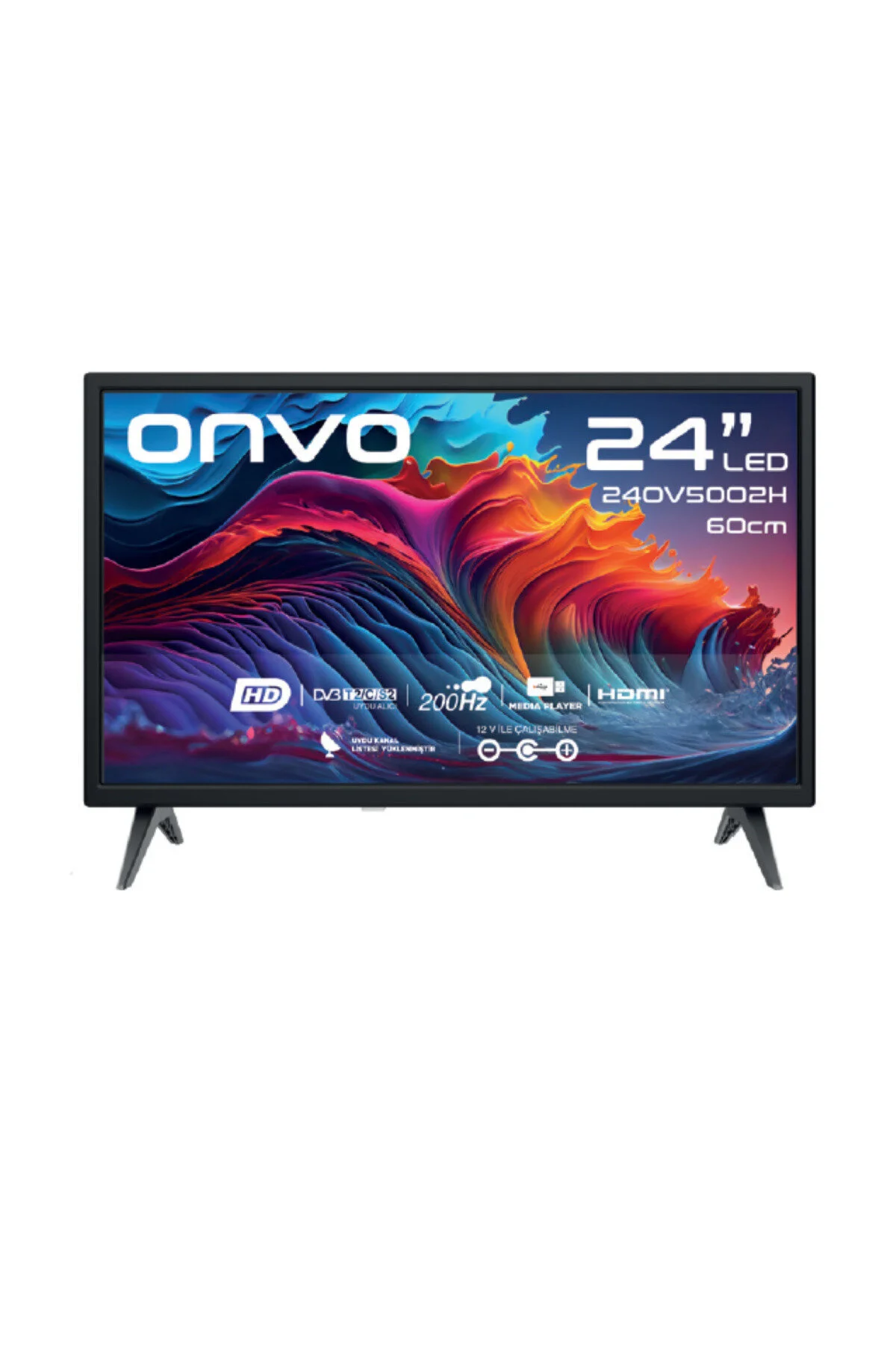 ONVO 24OV5002H 24'' 60 Ekran Uydu Alıcılı HD Ready LED TV ( 12 Volt )