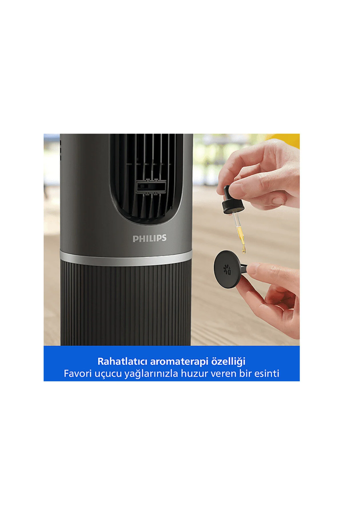 Philips 7000 Serisi CX7550/01 Kule Tipi Vantilatör Siyah