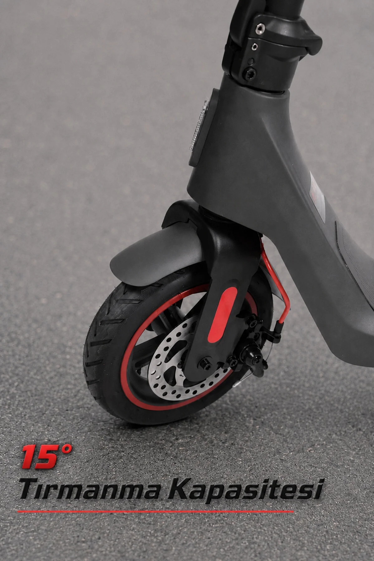PiranTech A1 Elektrikli Scooter 350W – 500W Kırmızı | Mobil Uygulama | Katlanabilir