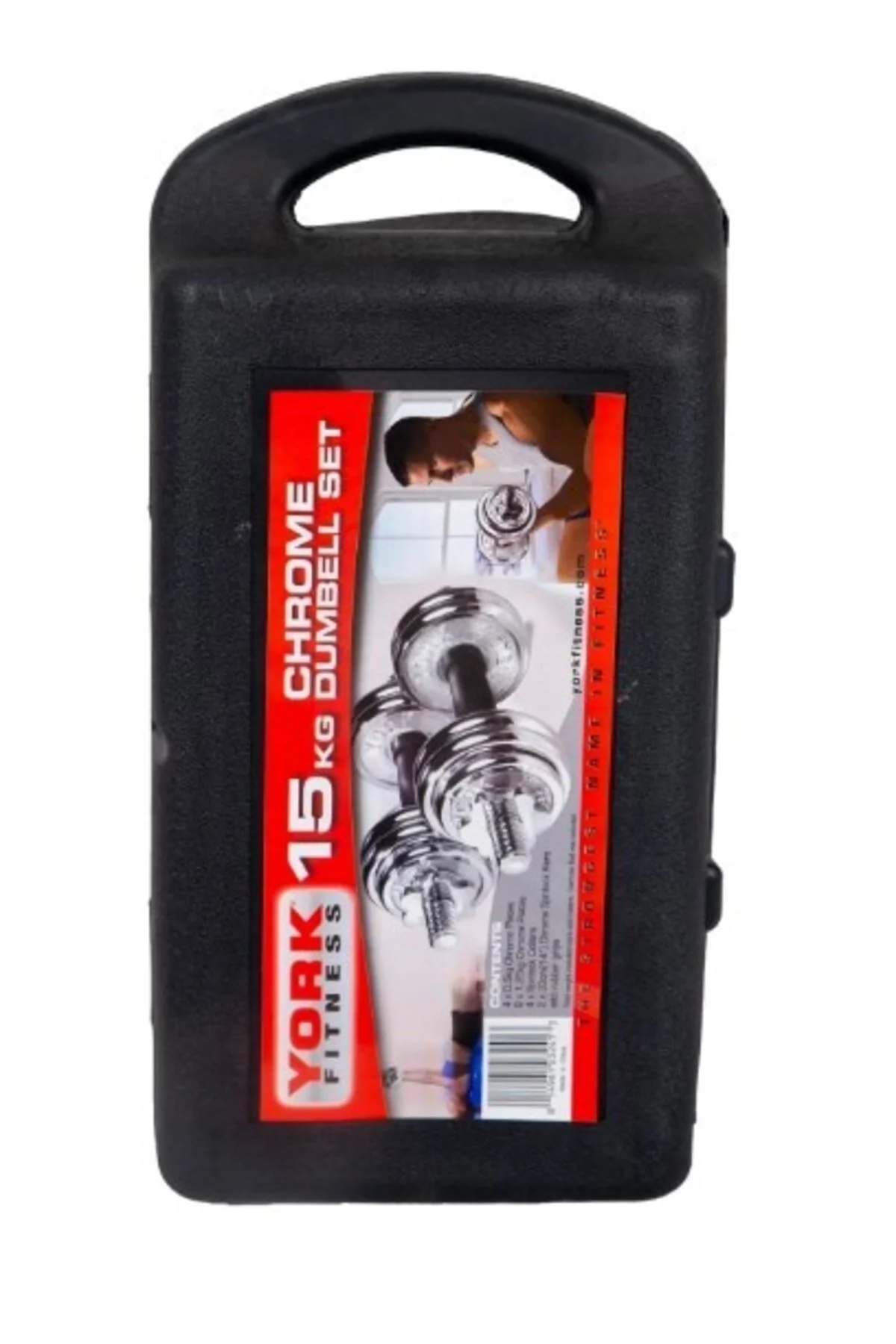 SLİPT Ckspor 15 Kg Krom Dumbell Seti Çantalı Döküm Plaka Dambıl Seti Cks15