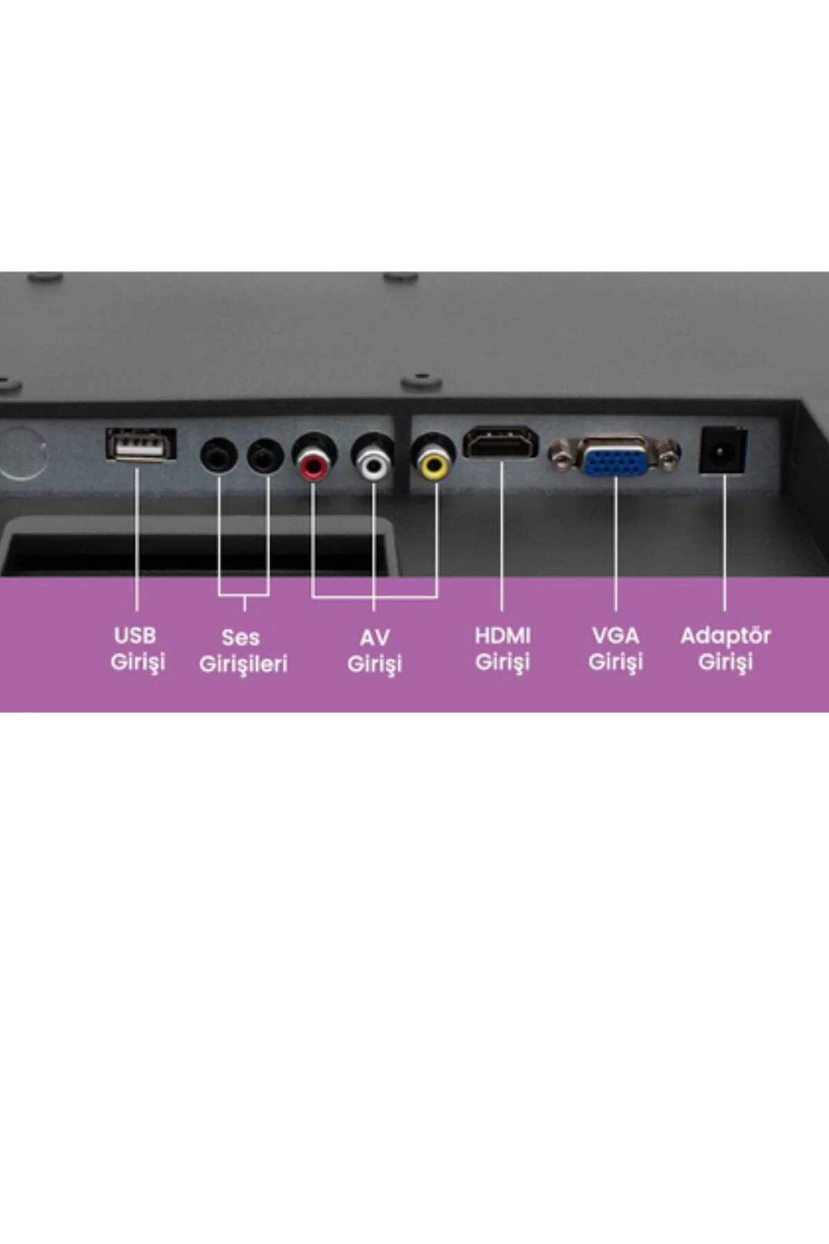 SNRELK 19'' 49 EKRAN PRO DAHİLİ HOPARLÖR (DAHİLİ WİFİ) UYDU ALICISI FULL SET TV MONİTÖR HDMI-VGA-RCA