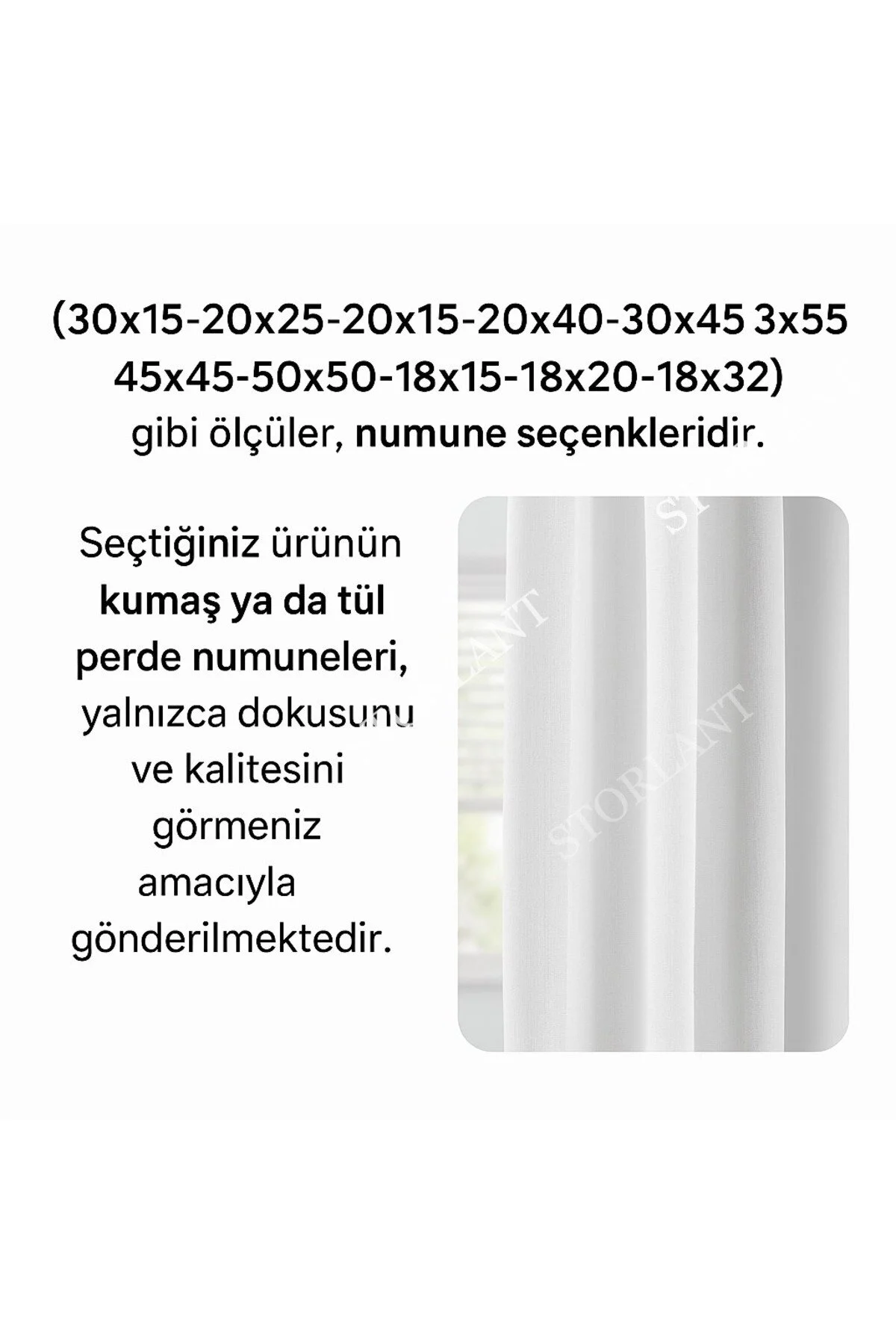 Storlant Mat Bambu Orta Gramajlı 1/3 Sık Pileli Ütü Gerektirmez Tül Perde | Sade ve Kaliteli Dokuma