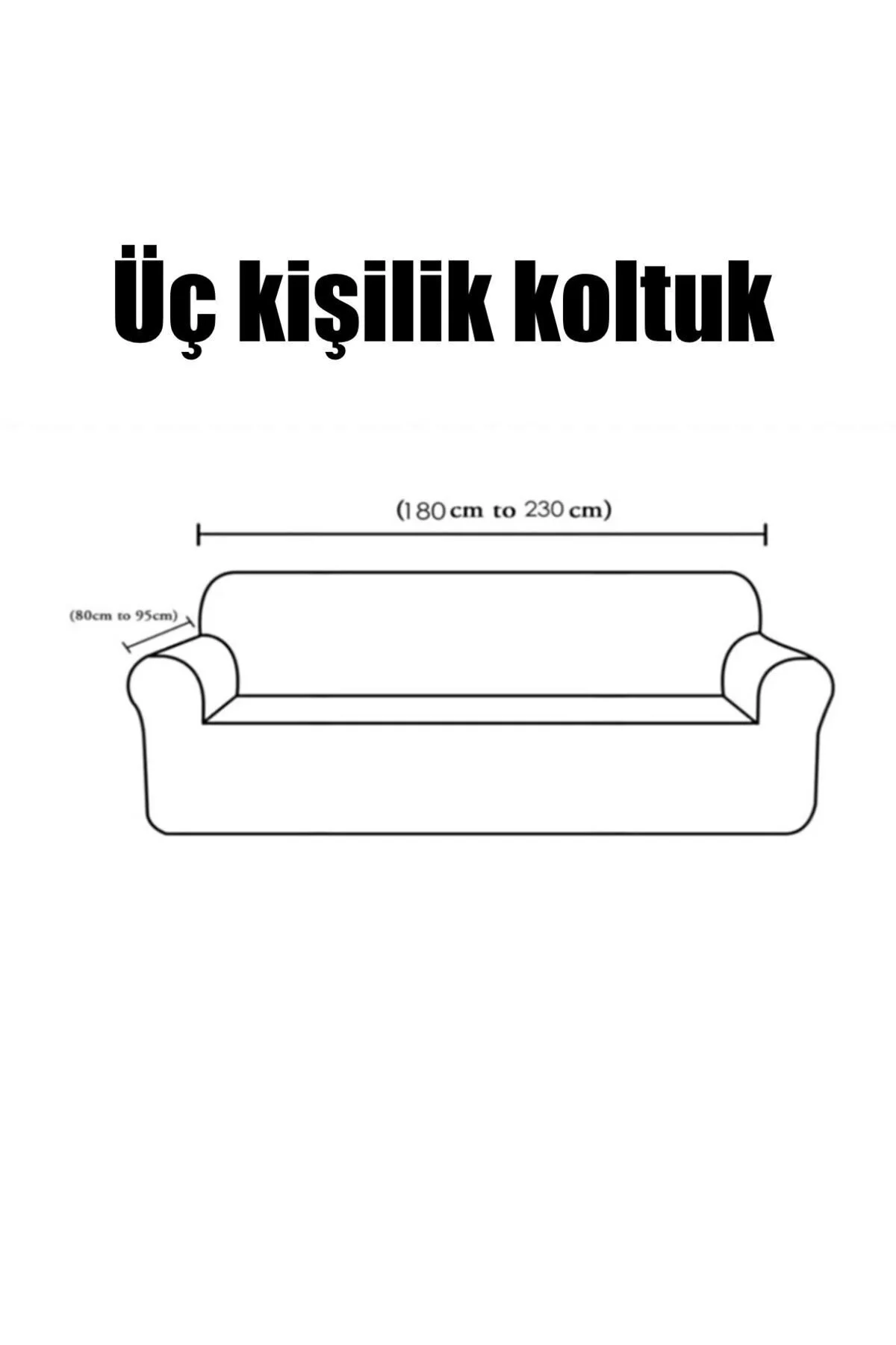 uzhanem 3+3+1+1 Streç Lastikli Esnek Yıkanabilir Pamuklu Jakarlı Koltuk Örtüsü Takımı Koltuk Kılıfı