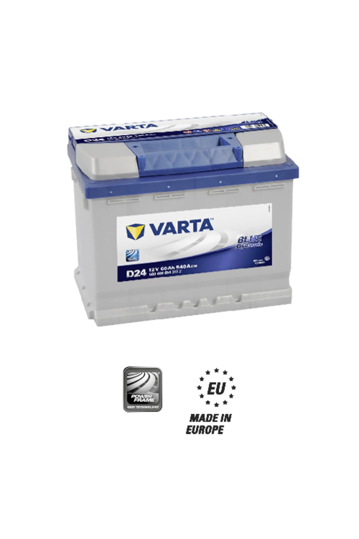Varta D24 Akü 60Ah