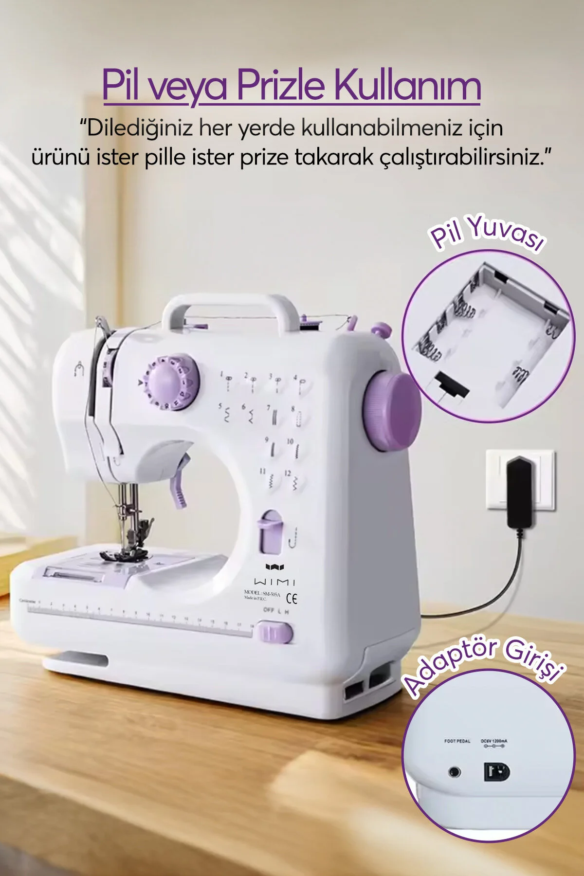 wimi 12 Fonksiyonlu Dikiş Makinesi