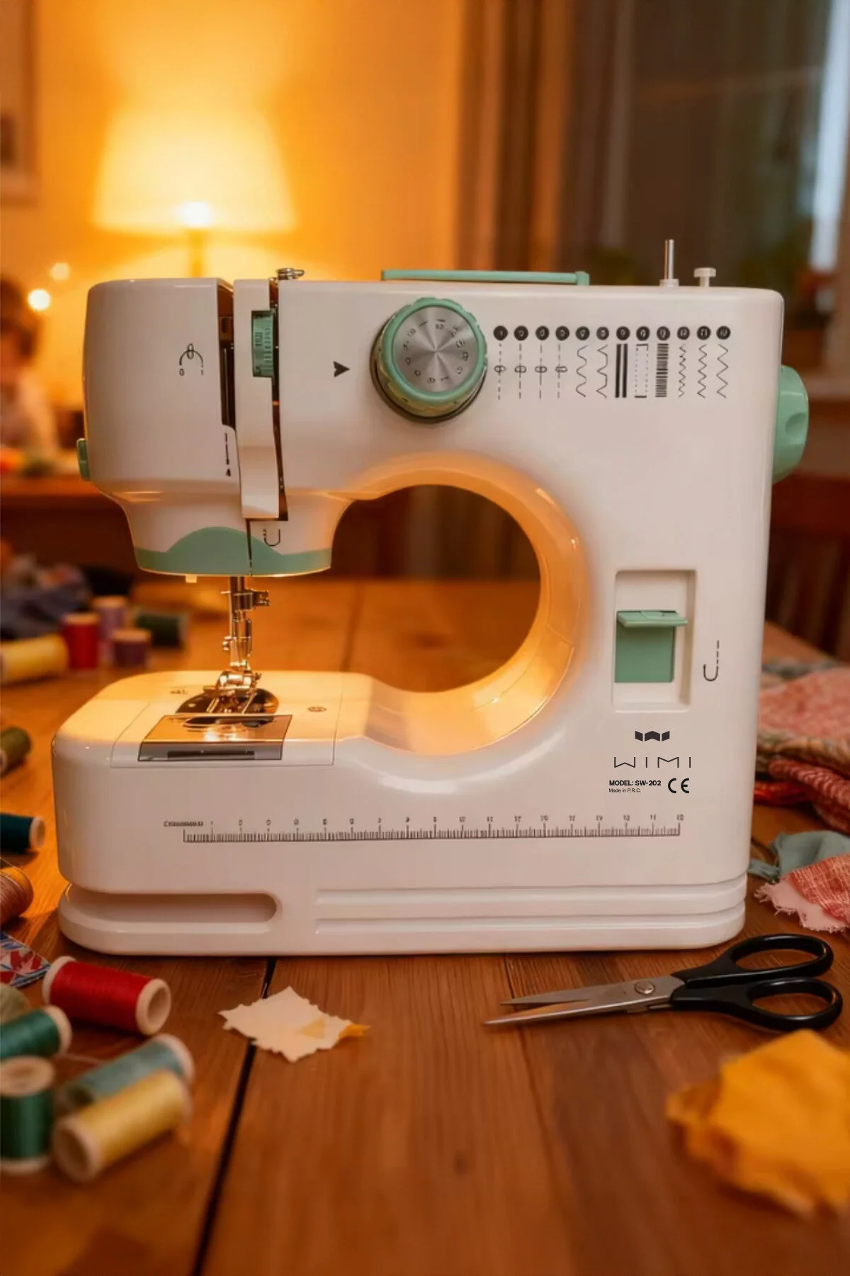 wimi 12 Fonksiyonlu Led Işıklı Ev Tipi Dikiş Makinesi