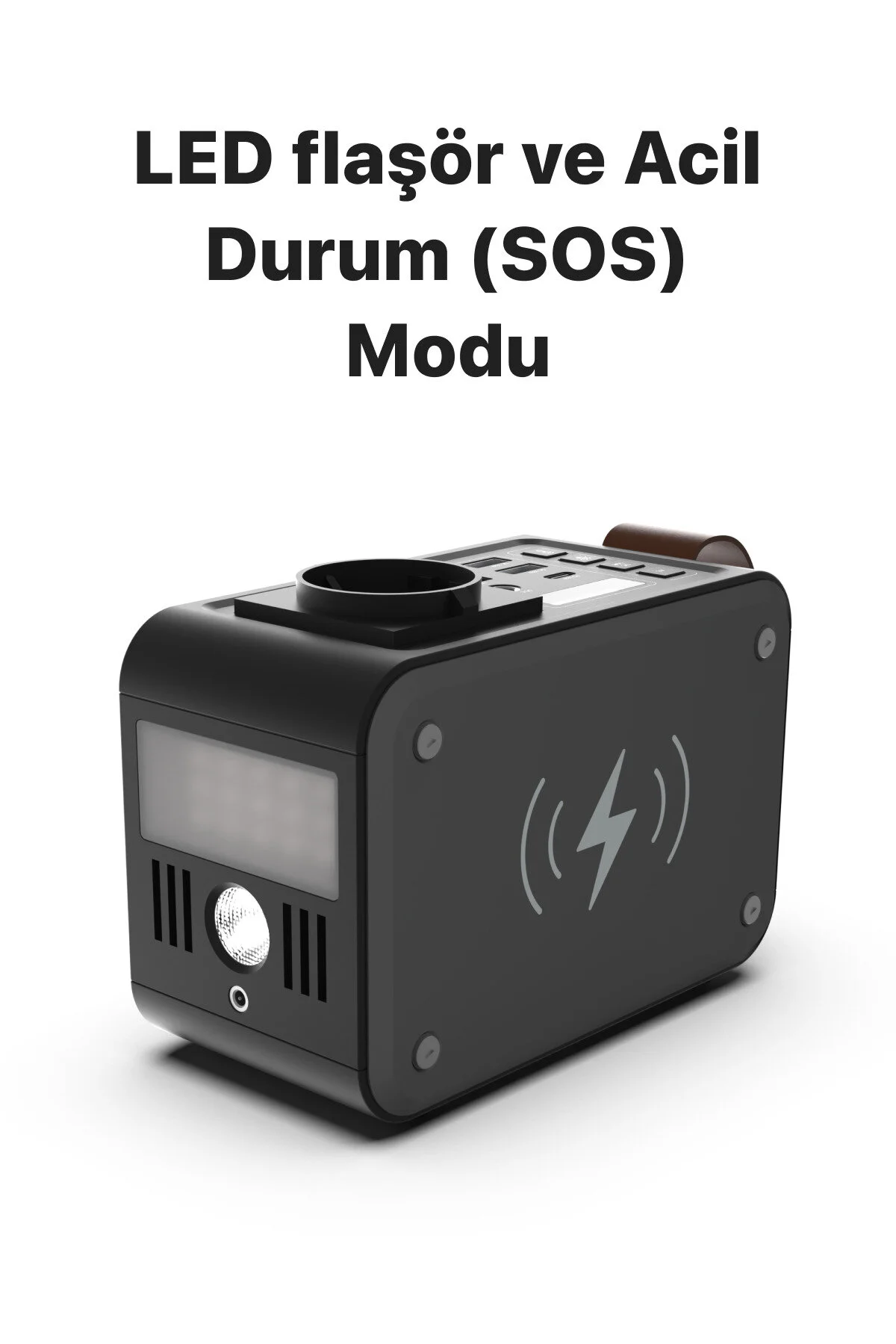 Xenon Smart Taşınabilir Güç Kaynağı | 88W, 24000 mAh, Güneş Paneli Uyumlu, Akım Korumalı, Güç İstasyonu (X6801)