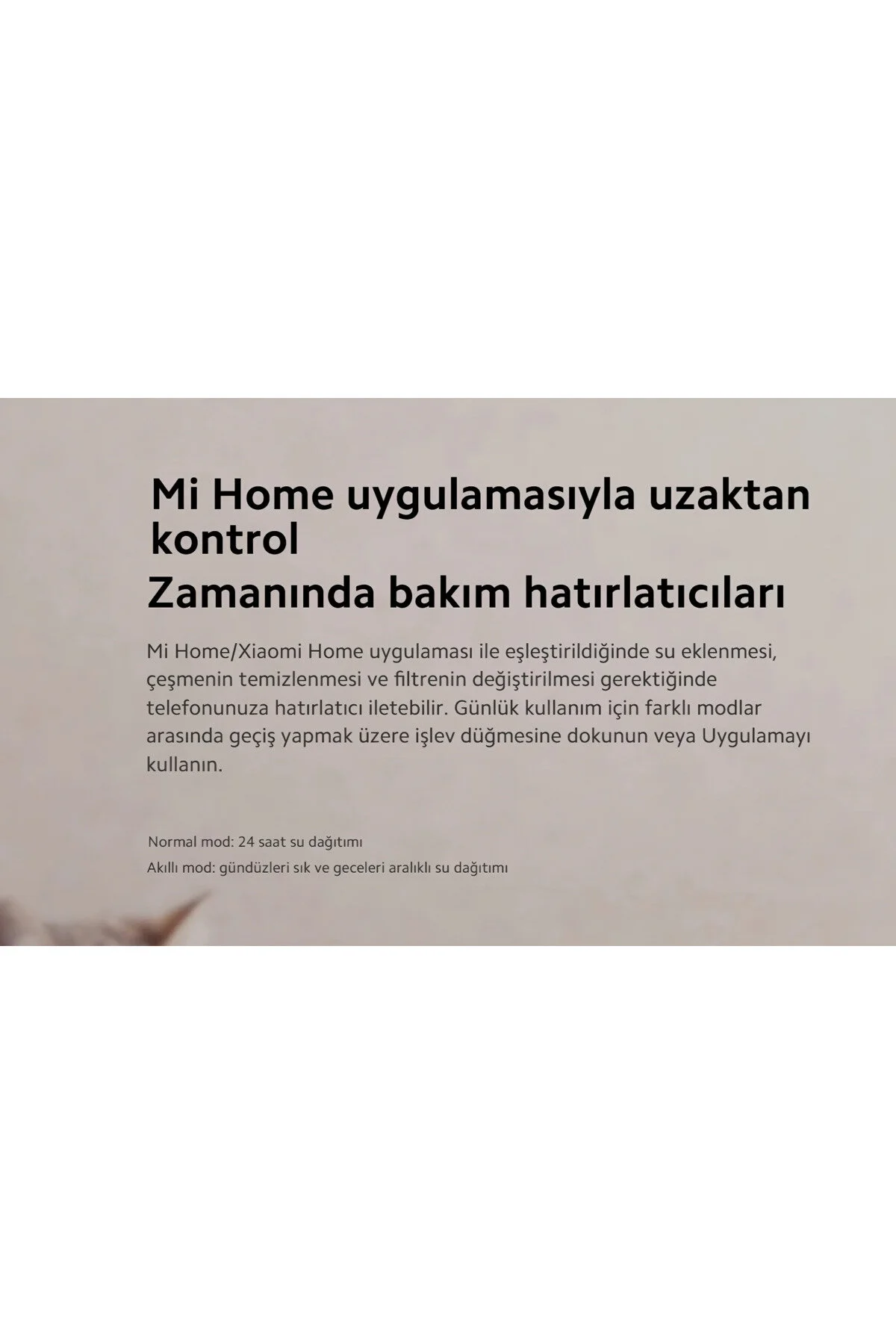 Xiaomi Akıllı Evcil Hayvan Su Haznesi