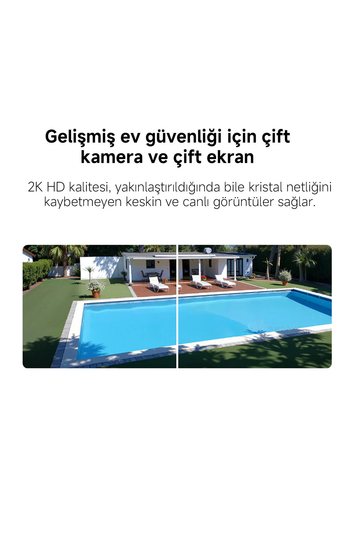 Xiaomi Outdoor Camera CW100 Dual Akıllı Güvenlik Kamerası, Çift Lens, IP66 (Xiaomi Türkiye Garantili)