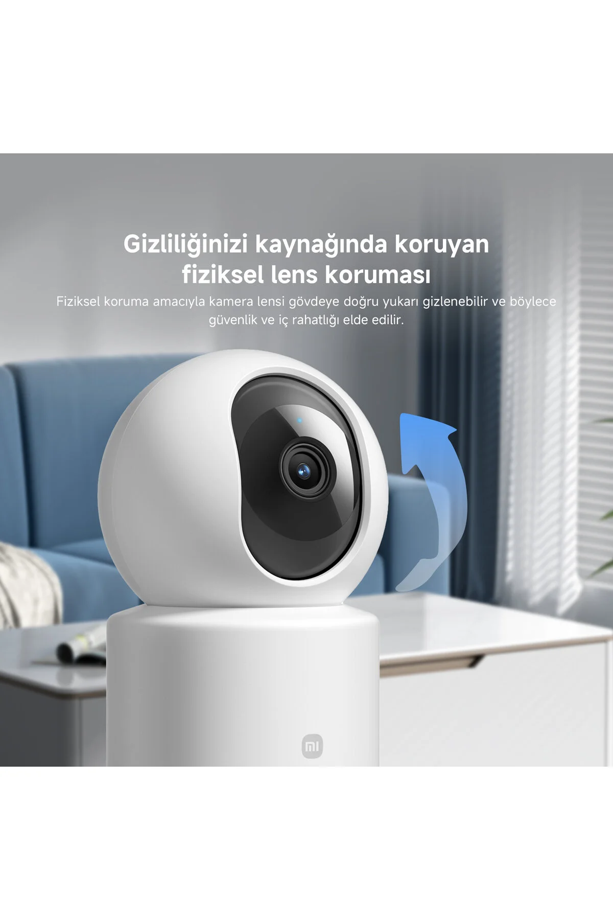 Xiaomi Smart Camera C301 2304p WiFi Akıllı Ev Kamerası - Gece Görüş ve Takip 360 2K (Xiaomi TR Garantili)